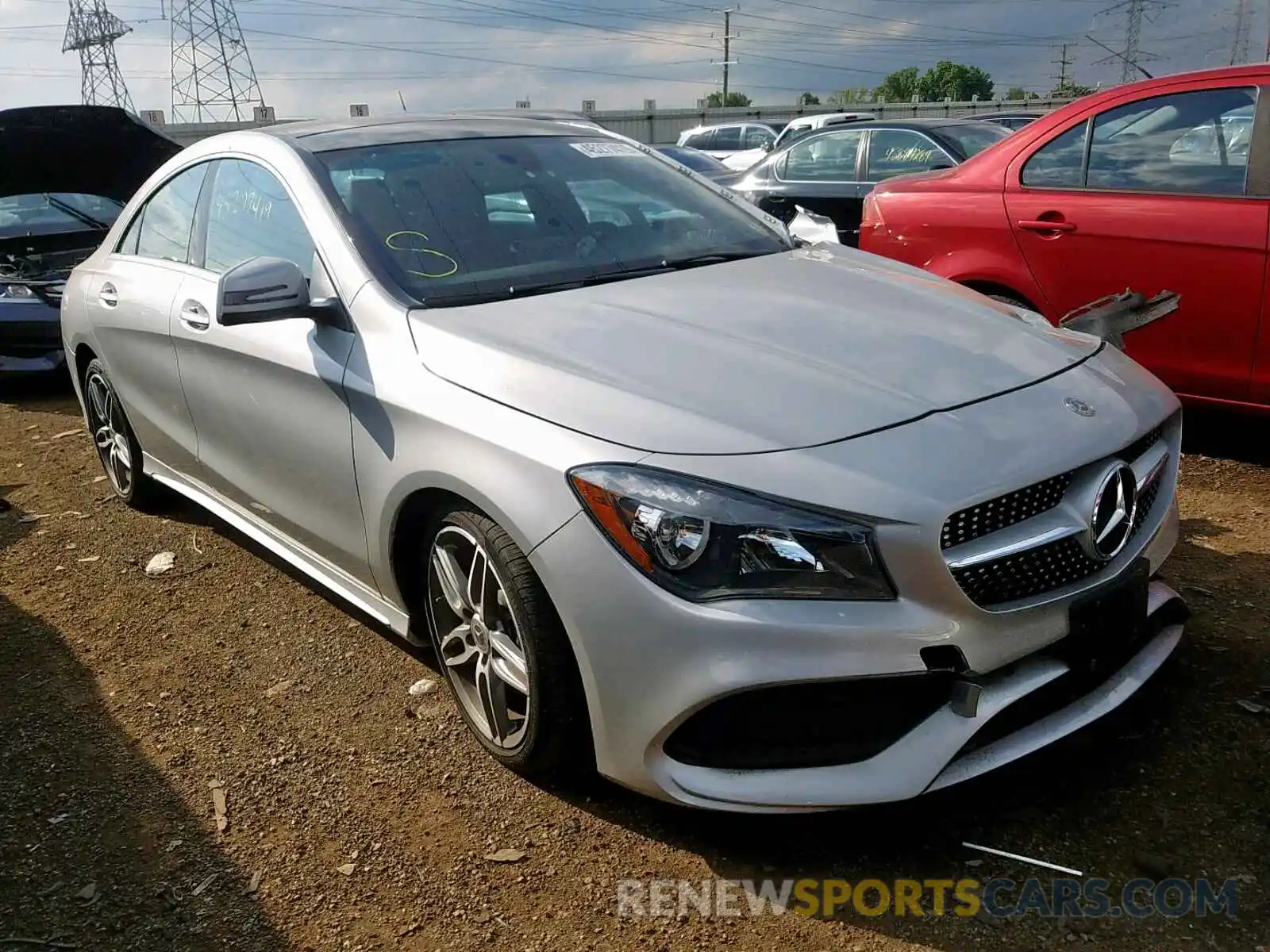 1 Photograph of a damaged car WDDSJ4GB6KN701707 MERCEDES-BENZ C CLASS 2019