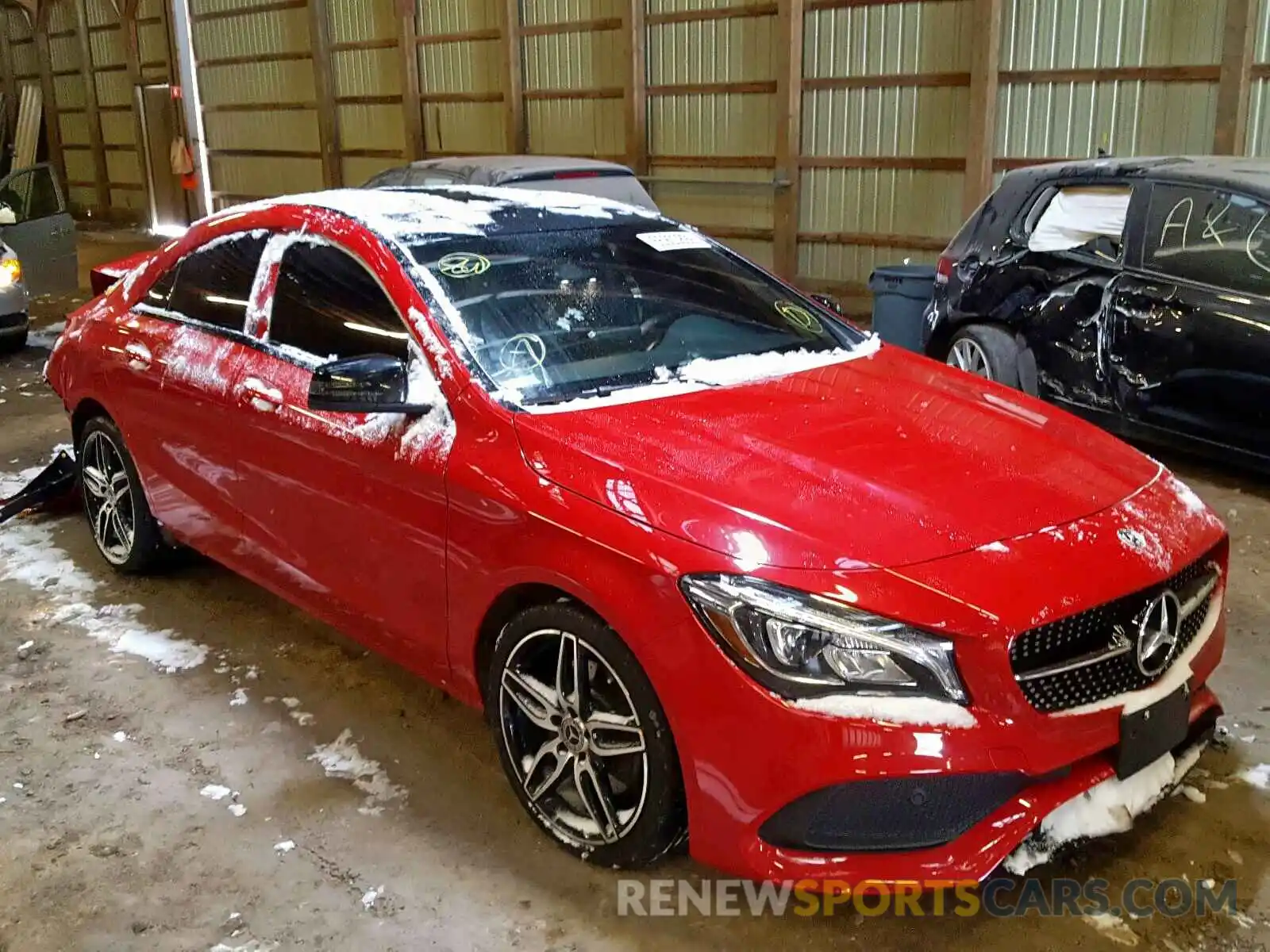 1 Photograph of a damaged car WDDSJ4GB6KN716899 MERCEDES-BENZ C CLASS 2019