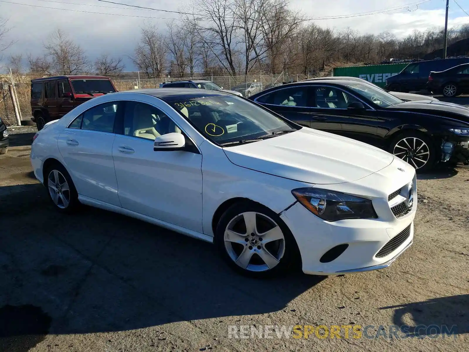 1 Photograph of a damaged car WDDSJ4GB6KN723058 MERCEDES-BENZ C CLASS 2019