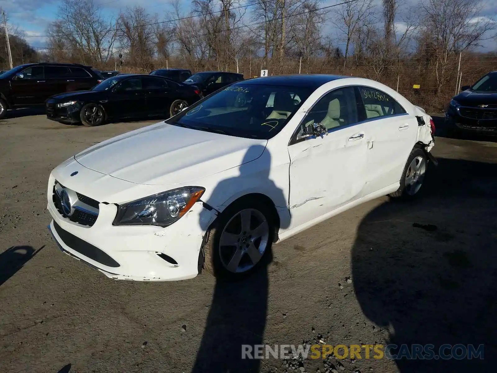 2 Photograph of a damaged car WDDSJ4GB6KN723058 MERCEDES-BENZ C CLASS 2019