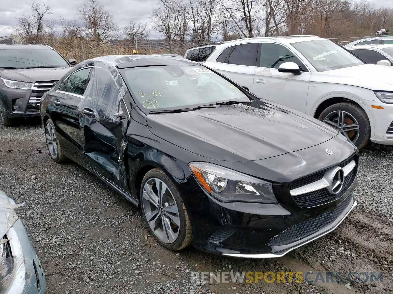 1 Photograph of a damaged car WDDSJ4GB6KN750356 MERCEDES-BENZ C CLASS 2019