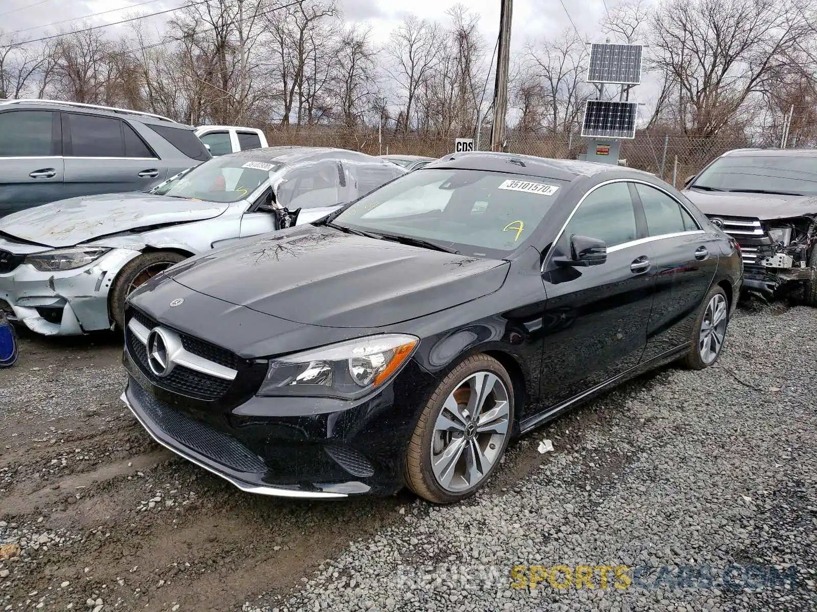 2 Photograph of a damaged car WDDSJ4GB6KN750356 MERCEDES-BENZ C CLASS 2019