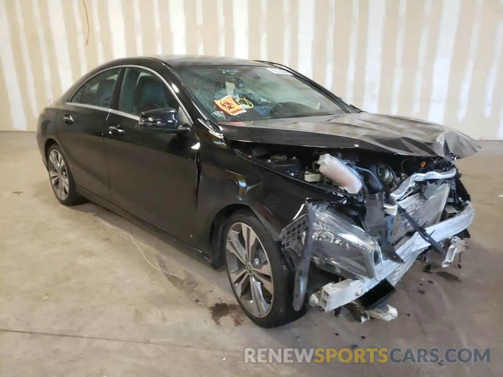 1 Photograph of a damaged car WDDSJ4GB6KN759946 MERCEDES-BENZ C CLASS 2019