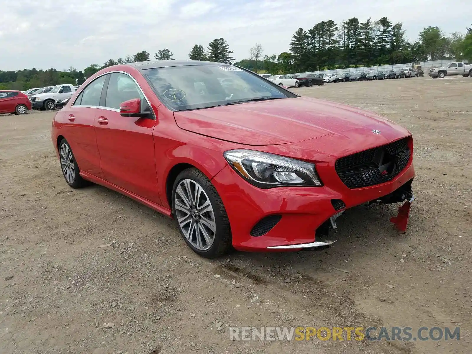 1 Photograph of a damaged car WDDSJ4GB6KN775807 MERCEDES-BENZ C CLASS 2019