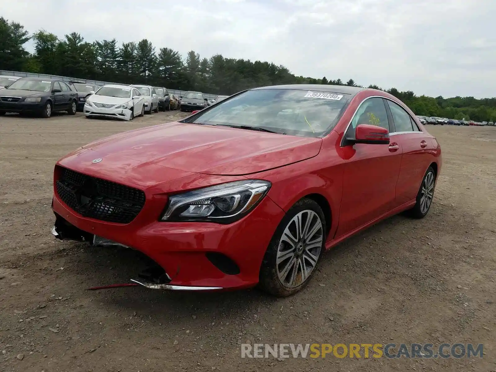 2 Photograph of a damaged car WDDSJ4GB6KN775807 MERCEDES-BENZ C CLASS 2019