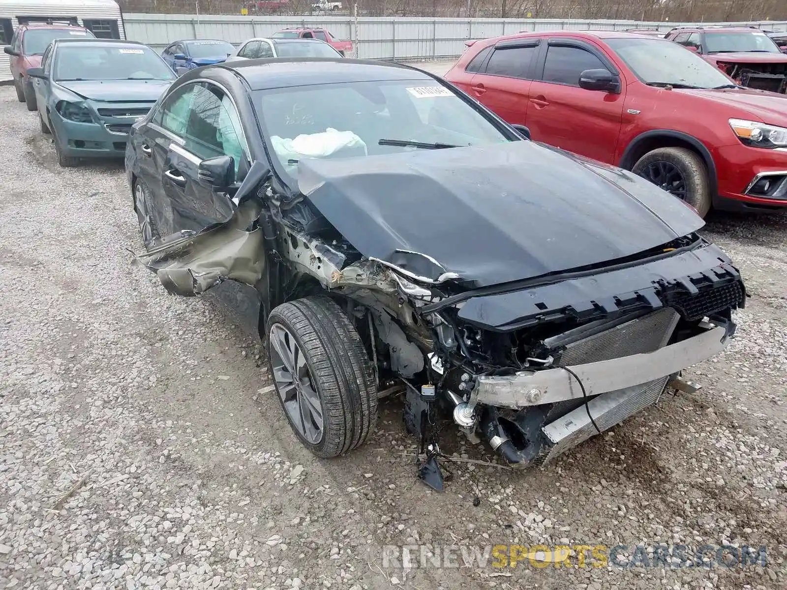 1 Photograph of a damaged car WDDSJ4GB7KN724865 MERCEDES-BENZ C CLASS 2019