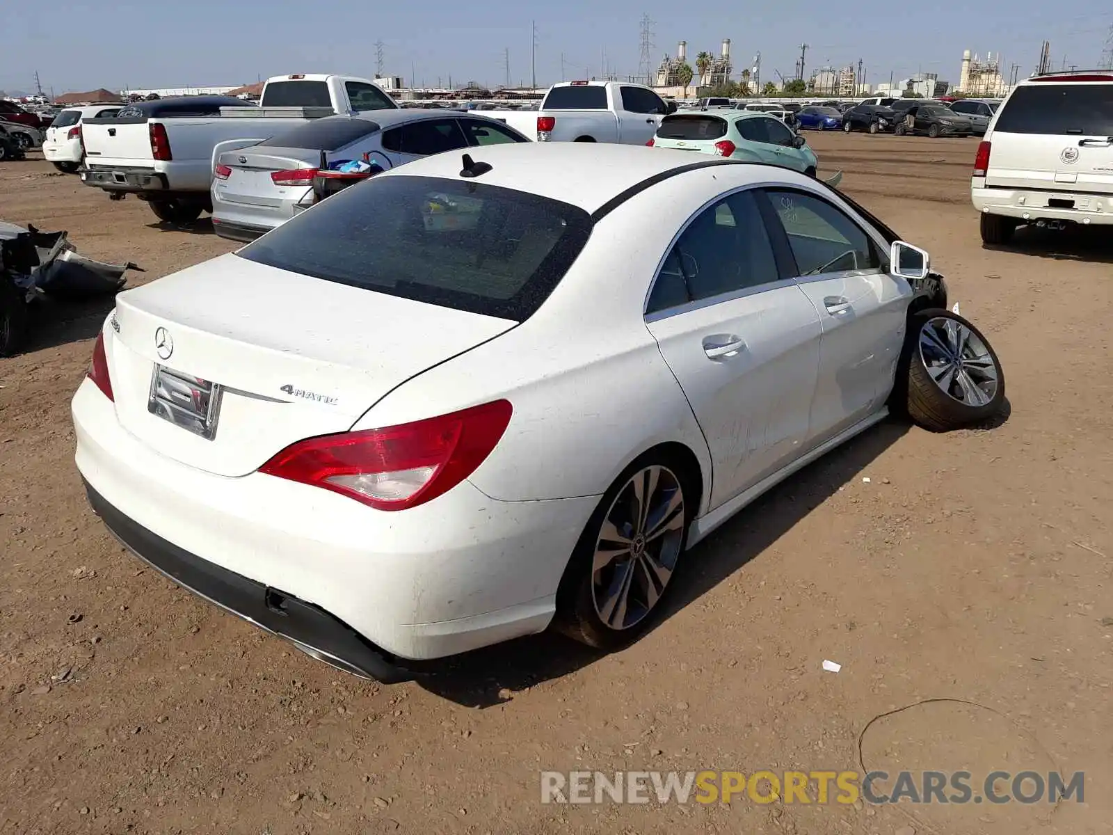 4 Photograph of a damaged car WDDSJ4GB7KN743755 MERCEDES-BENZ C CLASS 2019