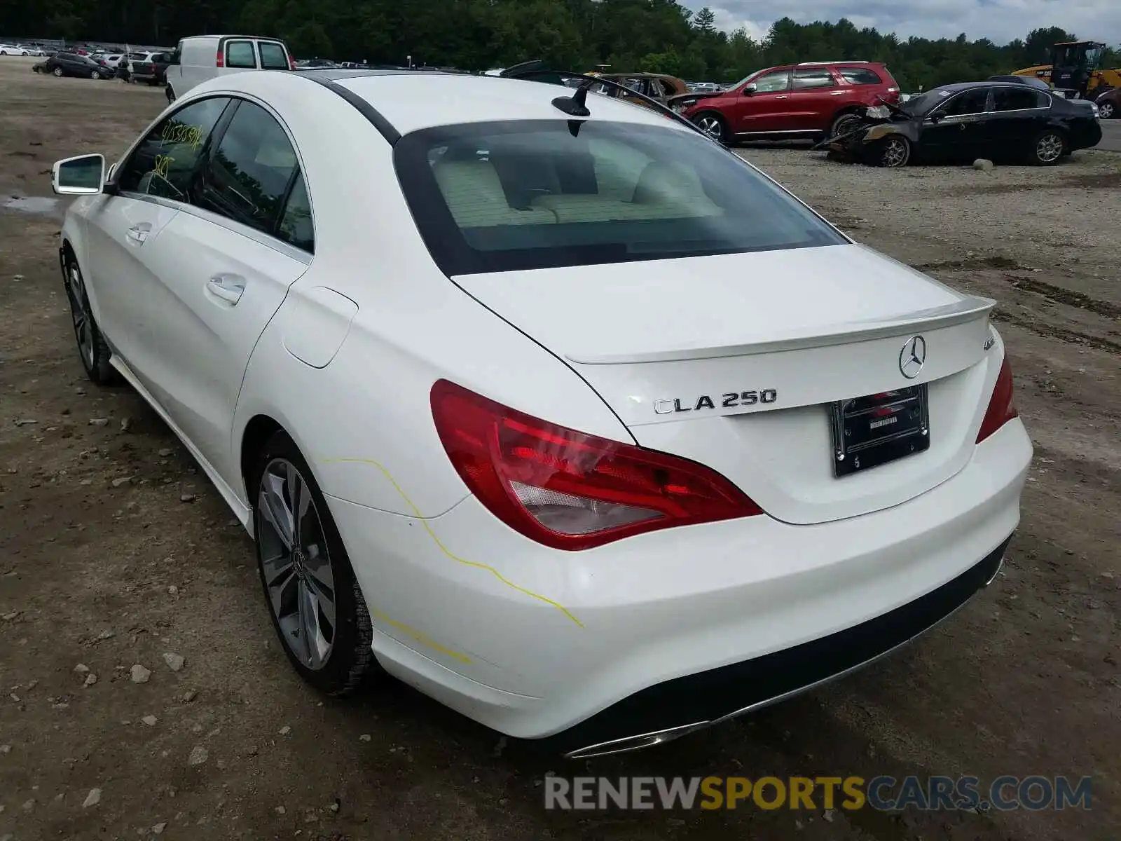 3 Photograph of a damaged car WDDSJ4GB7KN771734 MERCEDES-BENZ C CLASS 2019