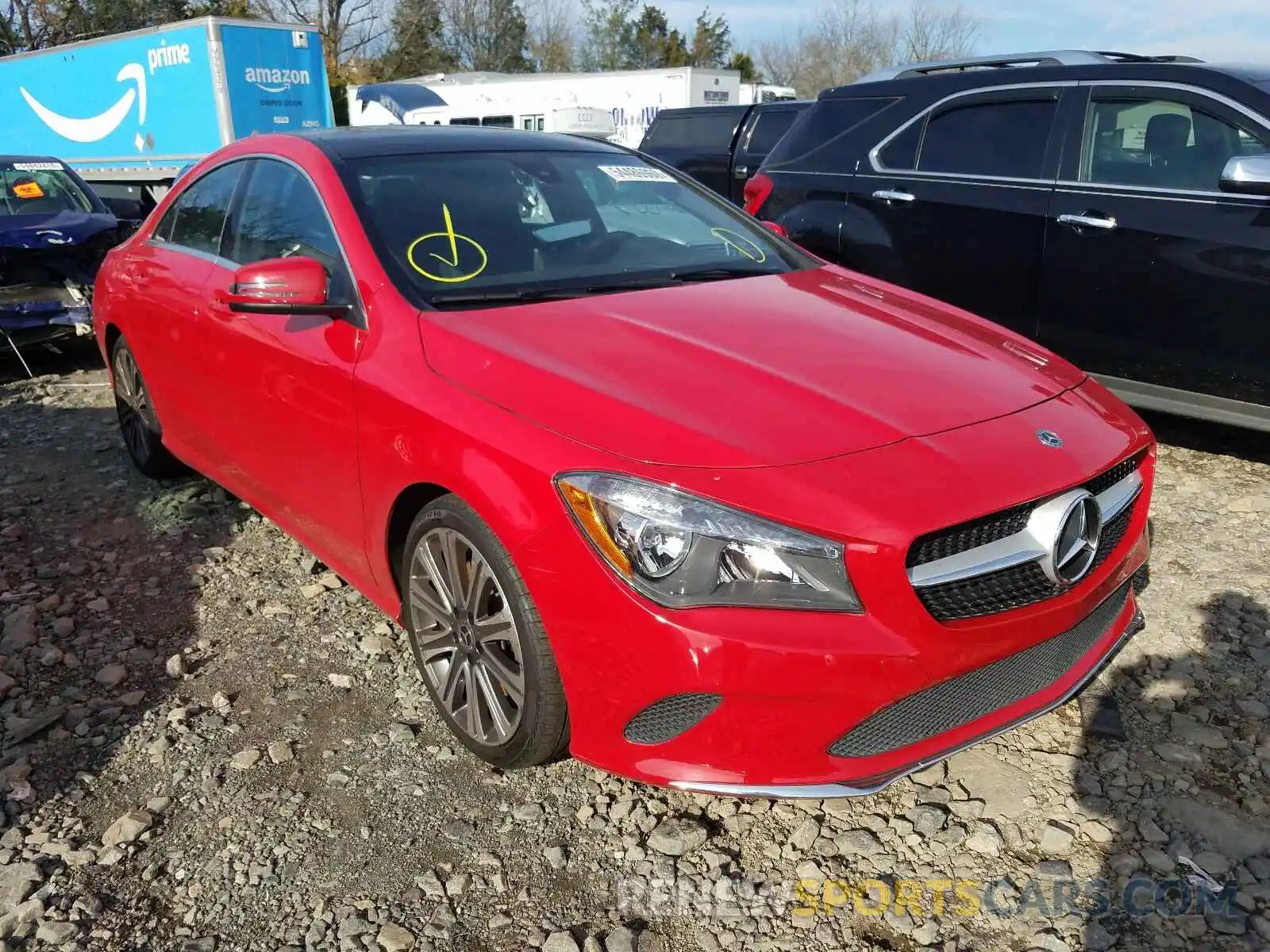 1 Photograph of a damaged car WDDSJ4GB8KN728438 MERCEDES-BENZ C CLASS 2019