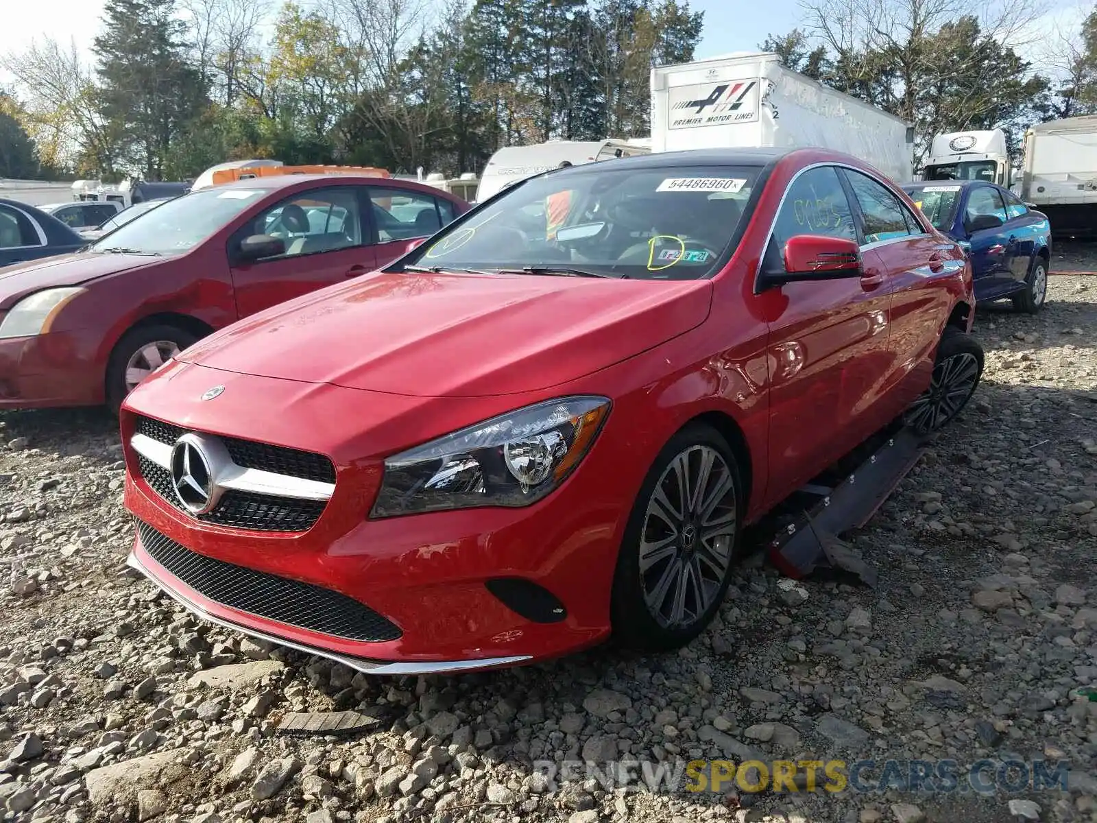 2 Photograph of a damaged car WDDSJ4GB8KN728438 MERCEDES-BENZ C CLASS 2019