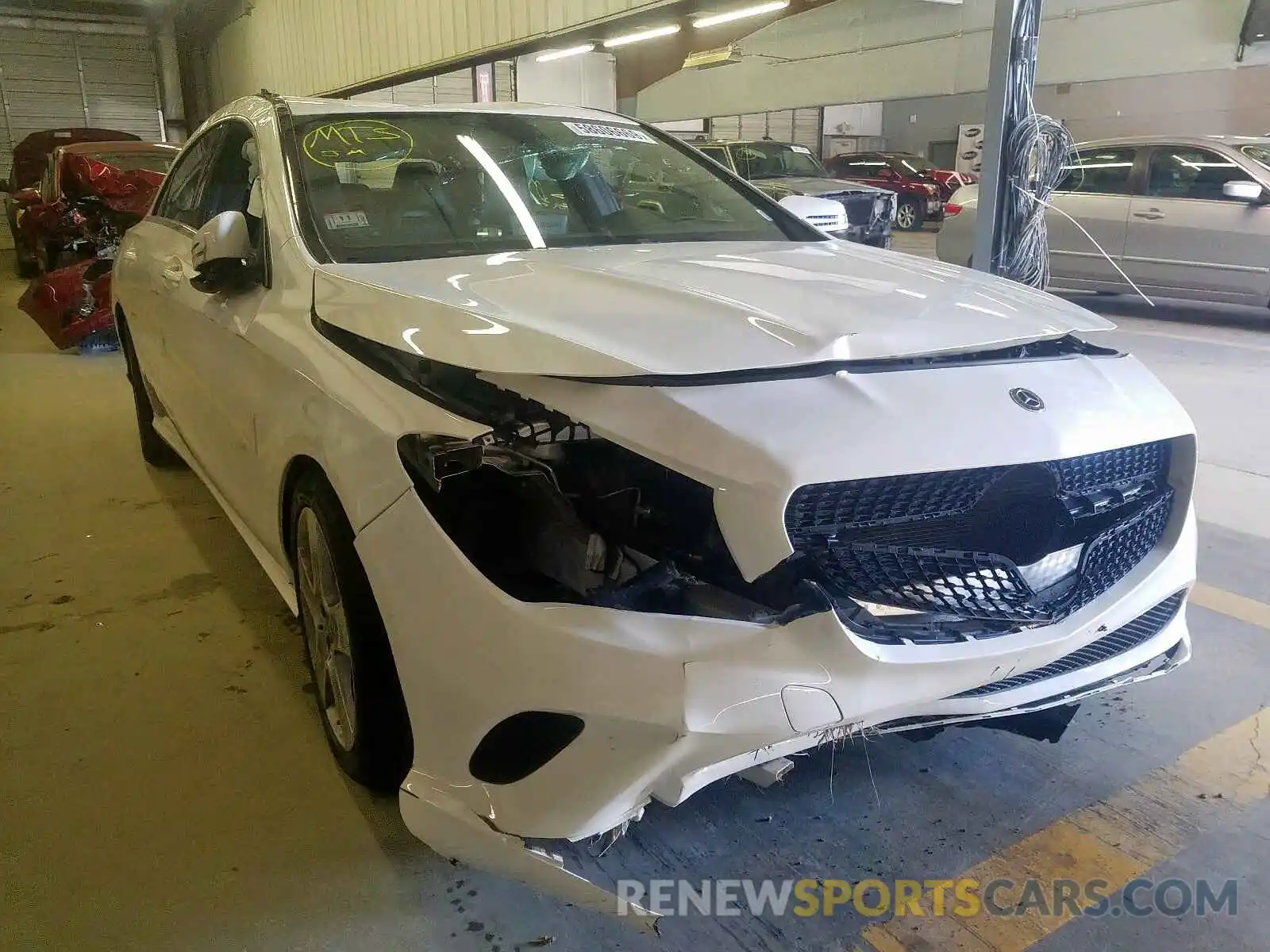 1 Photograph of a damaged car WDDSJ4GB8KN739746 MERCEDES-BENZ C CLASS 2019