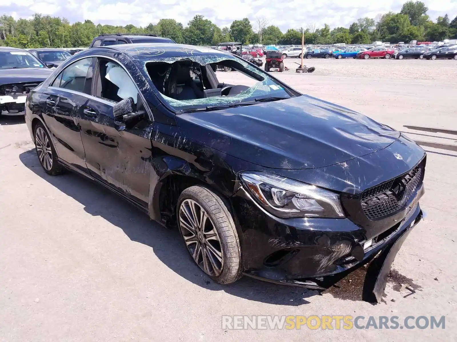 1 Photograph of a damaged car WDDSJ4GB9KN723300 MERCEDES-BENZ C CLASS 2019