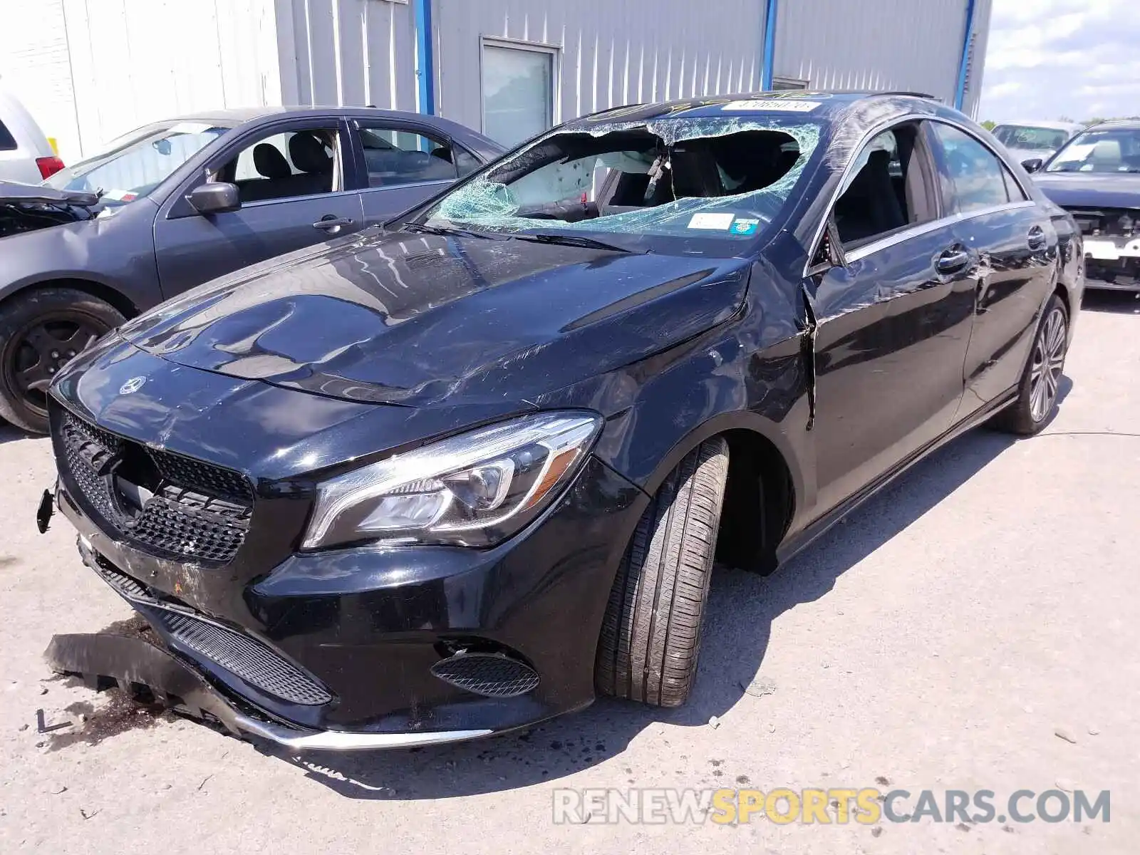 2 Photograph of a damaged car WDDSJ4GB9KN723300 MERCEDES-BENZ C CLASS 2019