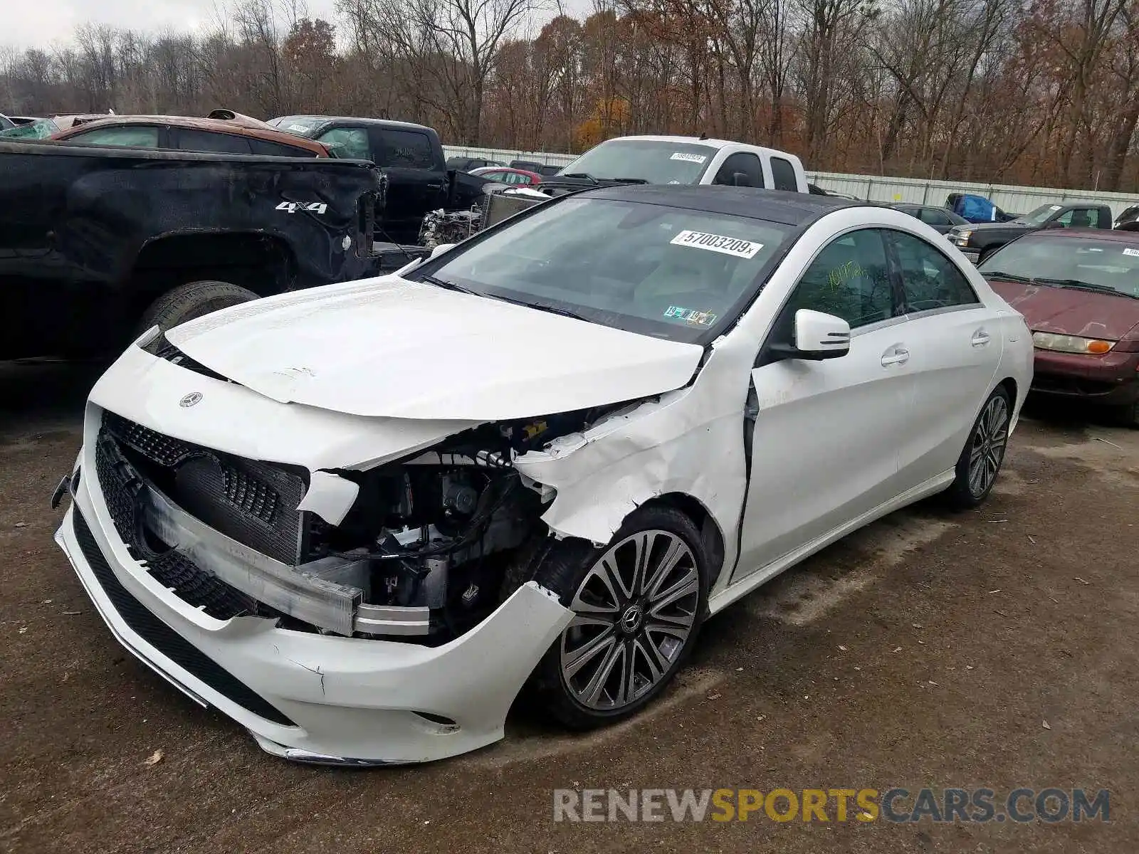 2 Photograph of a damaged car WDDSJ4GB9KN747905 MERCEDES-BENZ C CLASS 2019