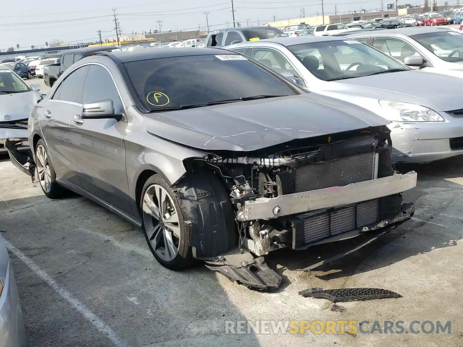 1 Photograph of a damaged car WDDSJ4GB9KN748729 MERCEDES-BENZ C CLASS 2019