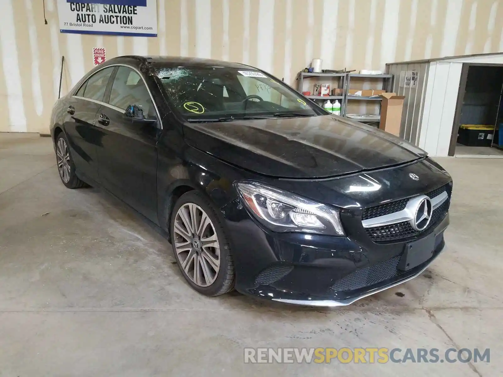 1 Photograph of a damaged car WDDSJ4GB9KN765773 MERCEDES-BENZ C CLASS 2019