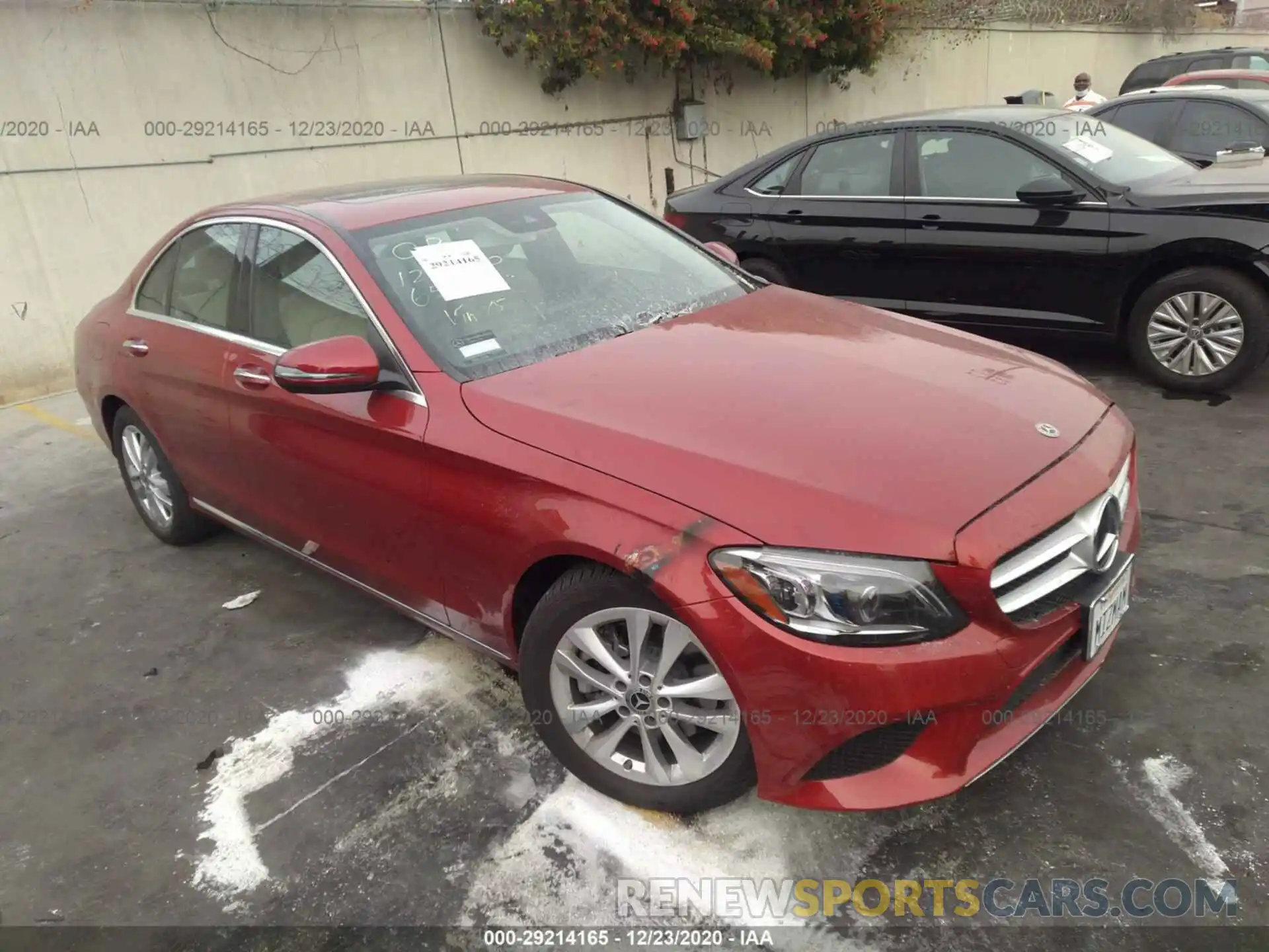 1 Photograph of a damaged car WDDWF8DB0KR514597 MERCEDES-BENZ C-CLASS 2019