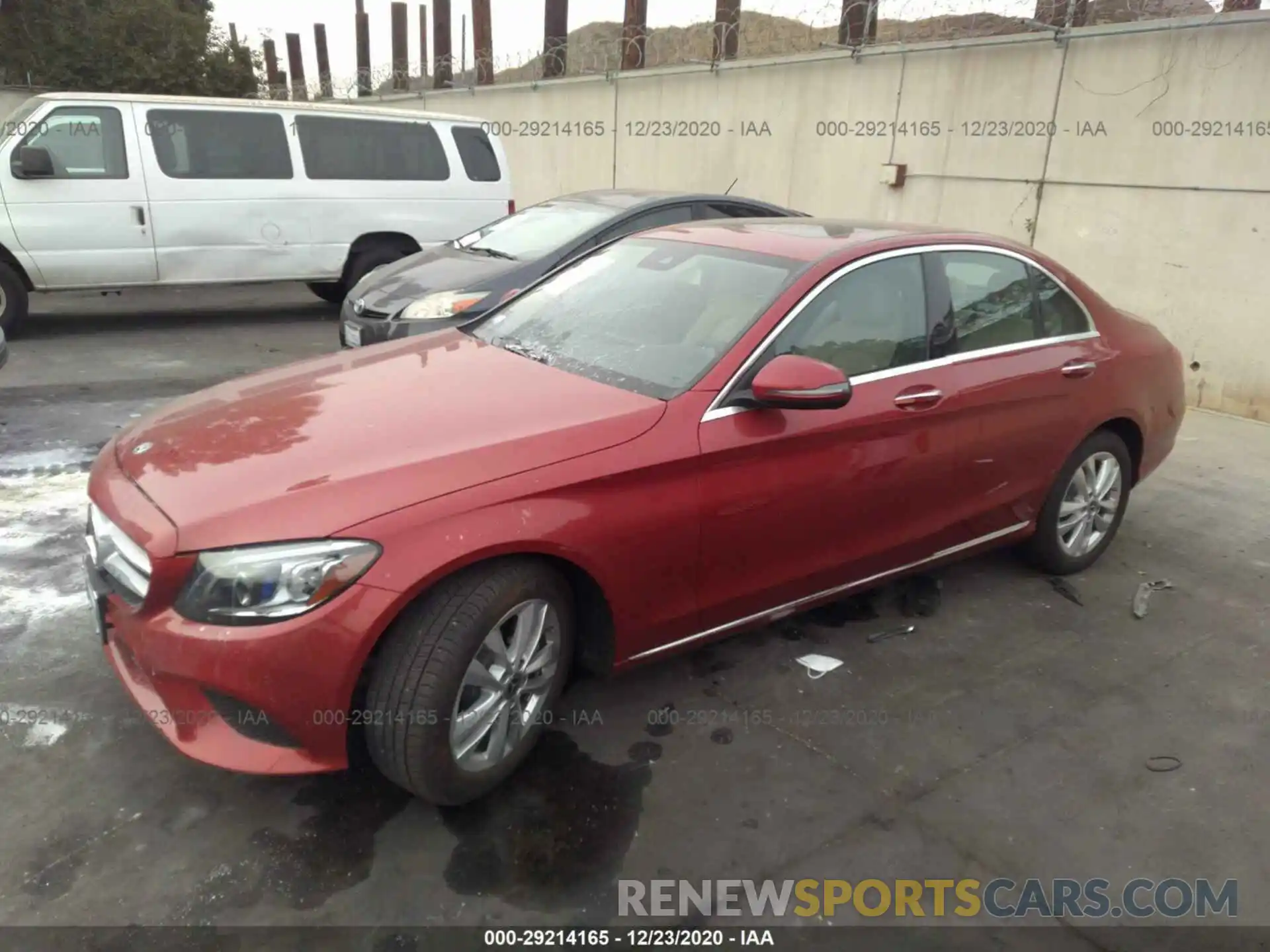 2 Photograph of a damaged car WDDWF8DB0KR514597 MERCEDES-BENZ C-CLASS 2019