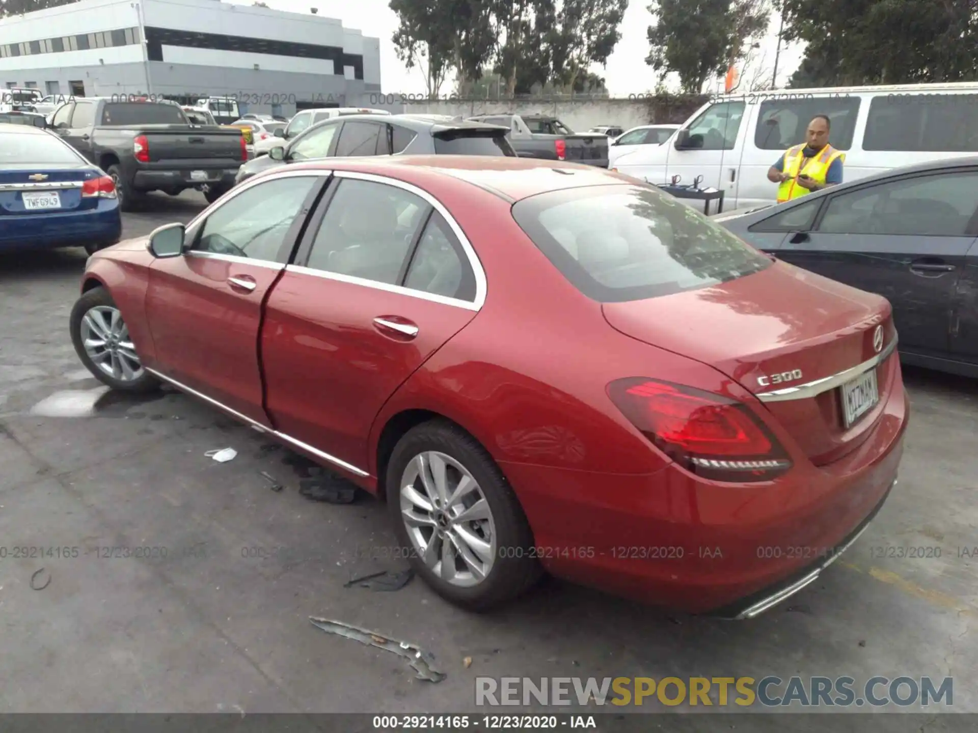 3 Photograph of a damaged car WDDWF8DB0KR514597 MERCEDES-BENZ C-CLASS 2019