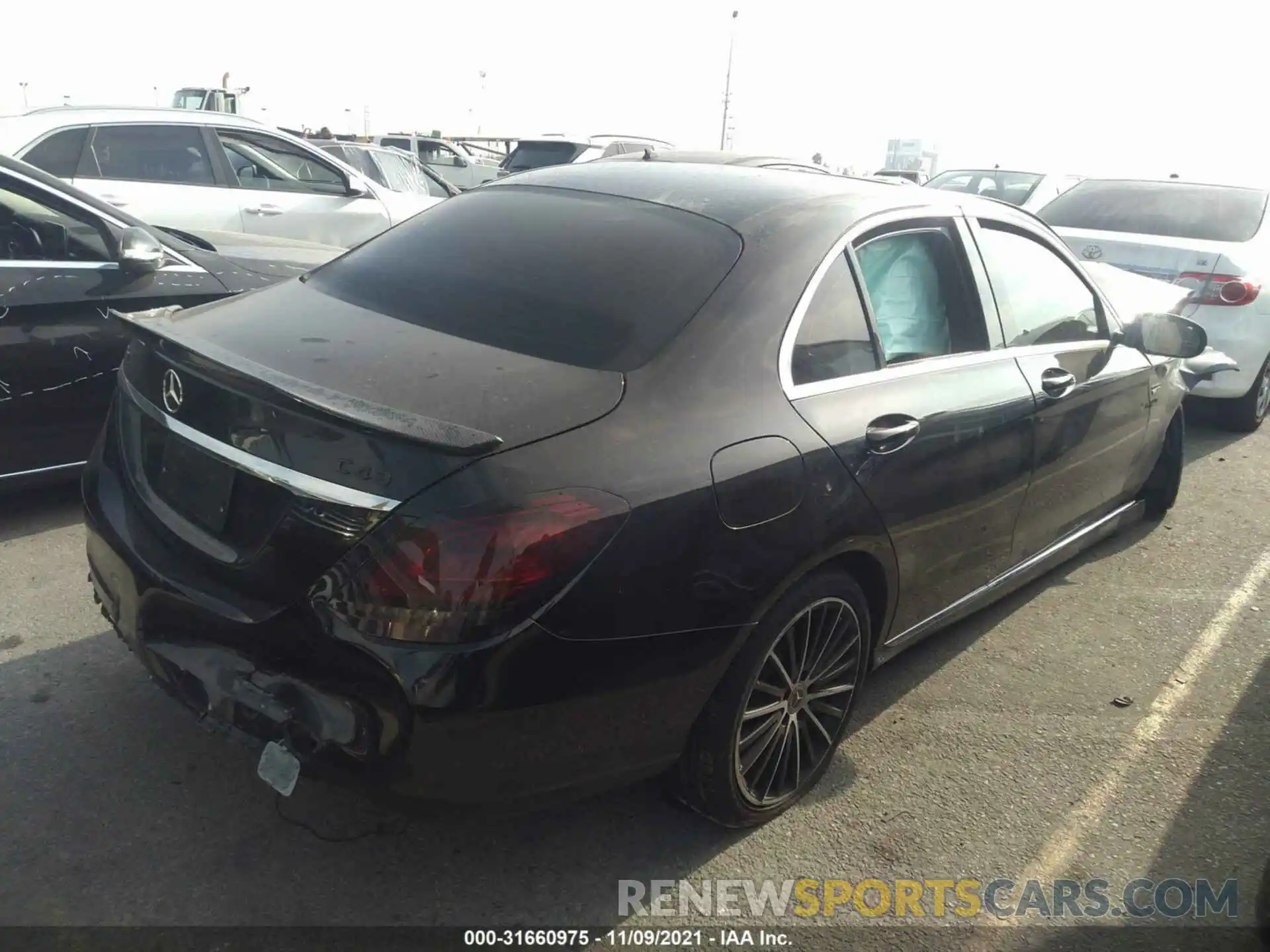 4 Photograph of a damaged car WDDWF8DB1KR461389 MERCEDES-BENZ C-CLASS 2019