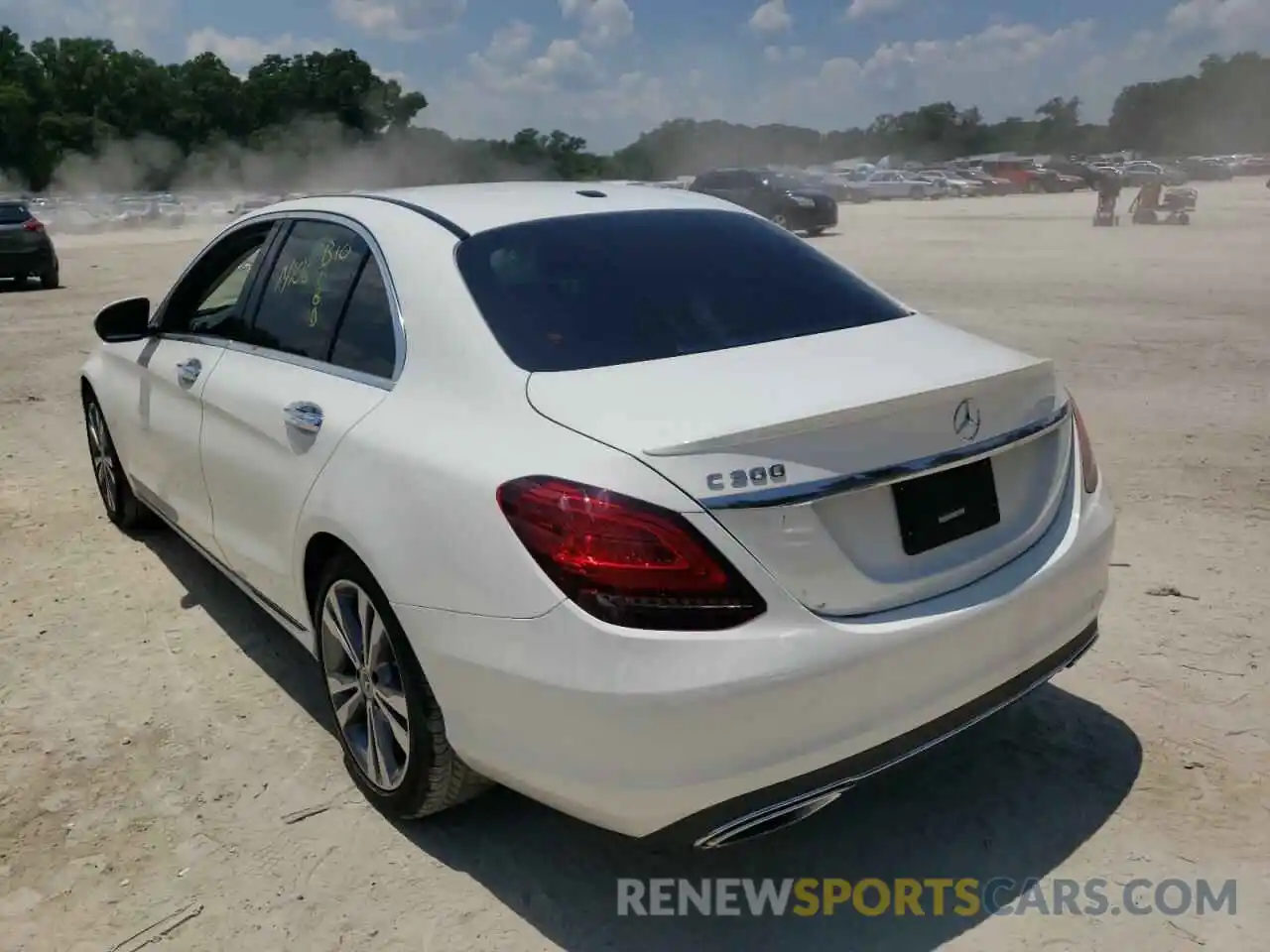 3 Photograph of a damaged car WDDWF8DB2KR460106 MERCEDES-BENZ C-CLASS 2019