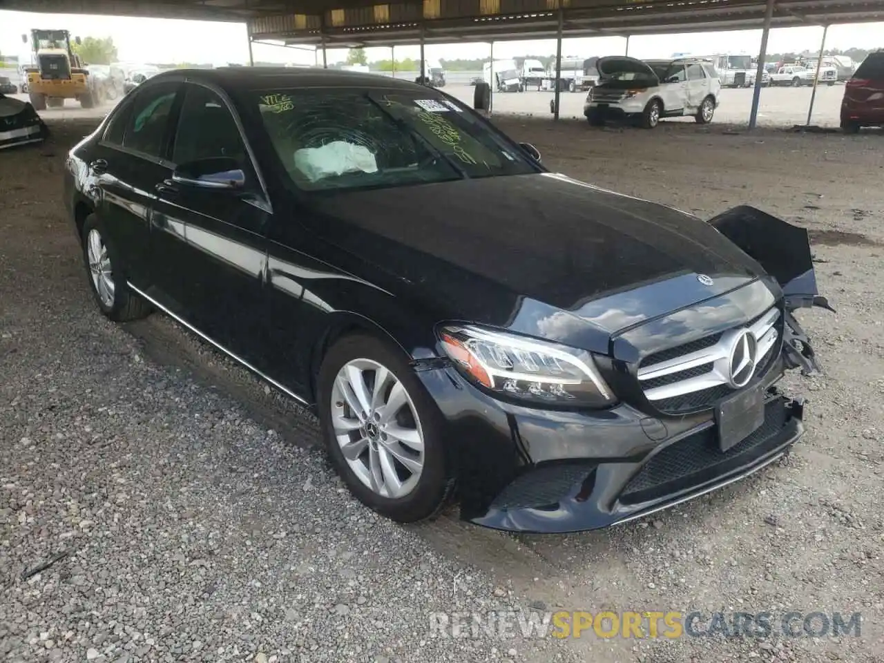 1 Photograph of a damaged car WDDWF8DB2KR482767 MERCEDES-BENZ C-CLASS 2019