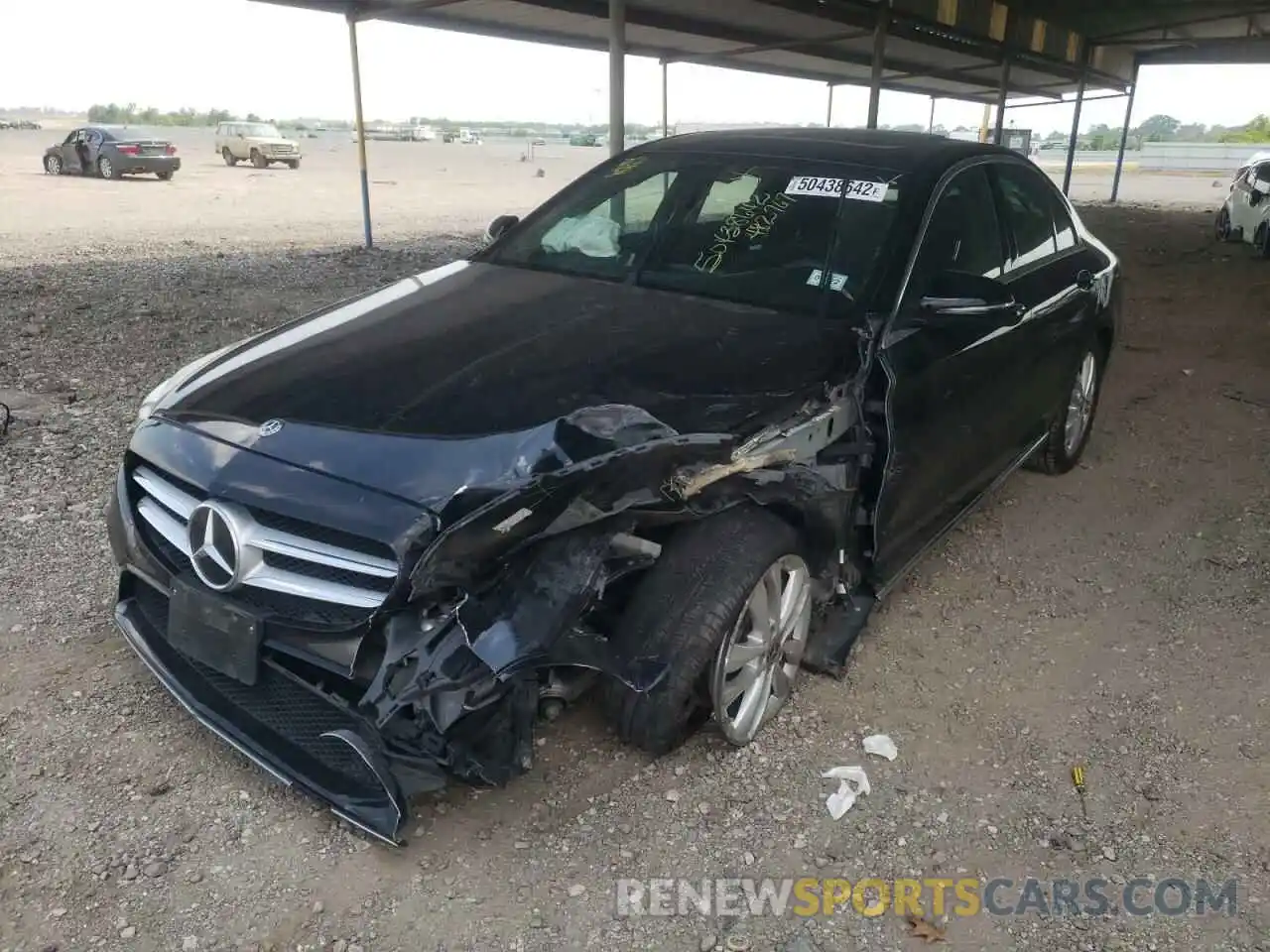 2 Photograph of a damaged car WDDWF8DB2KR482767 MERCEDES-BENZ C-CLASS 2019