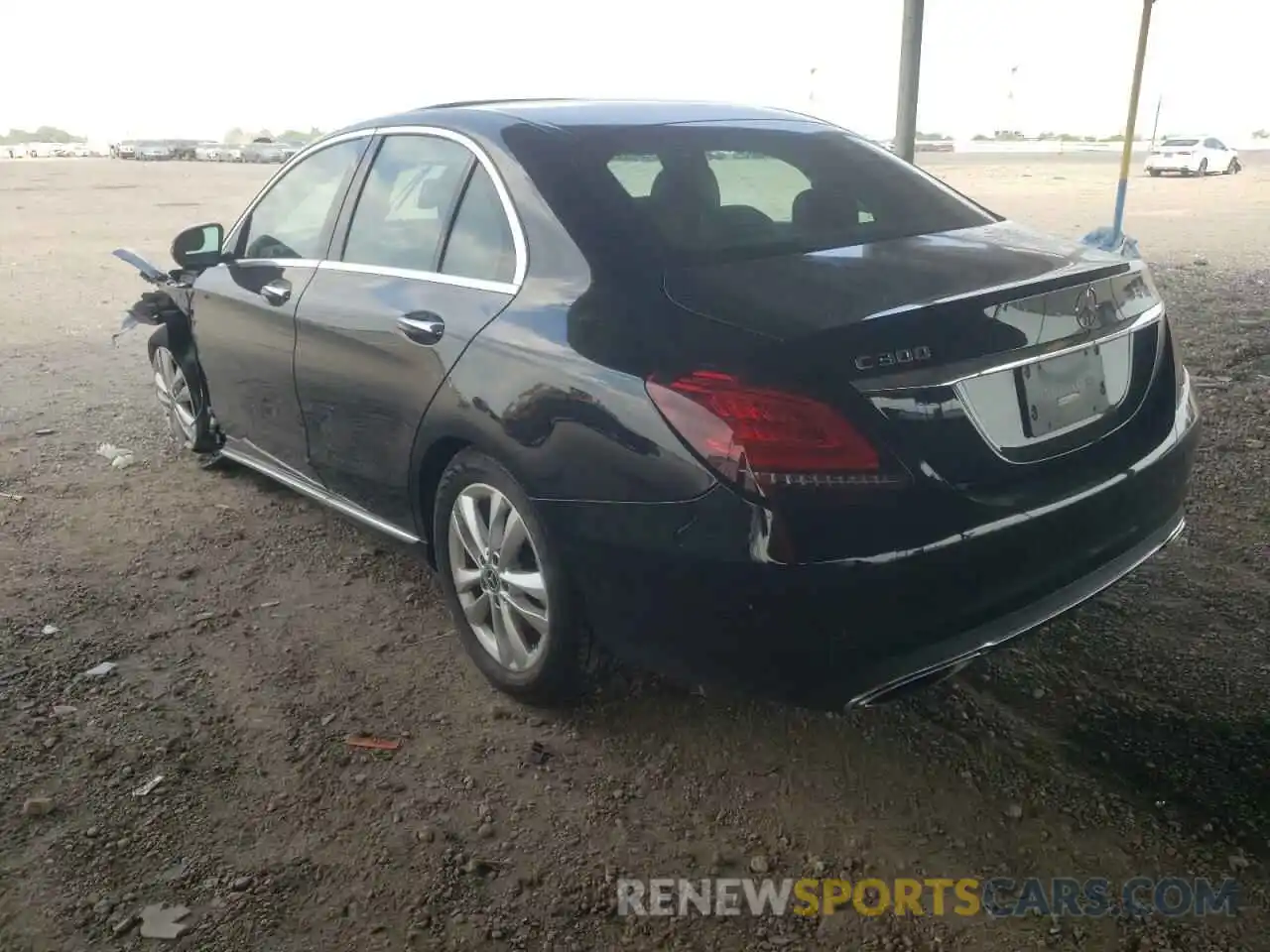 3 Photograph of a damaged car WDDWF8DB2KR482767 MERCEDES-BENZ C-CLASS 2019