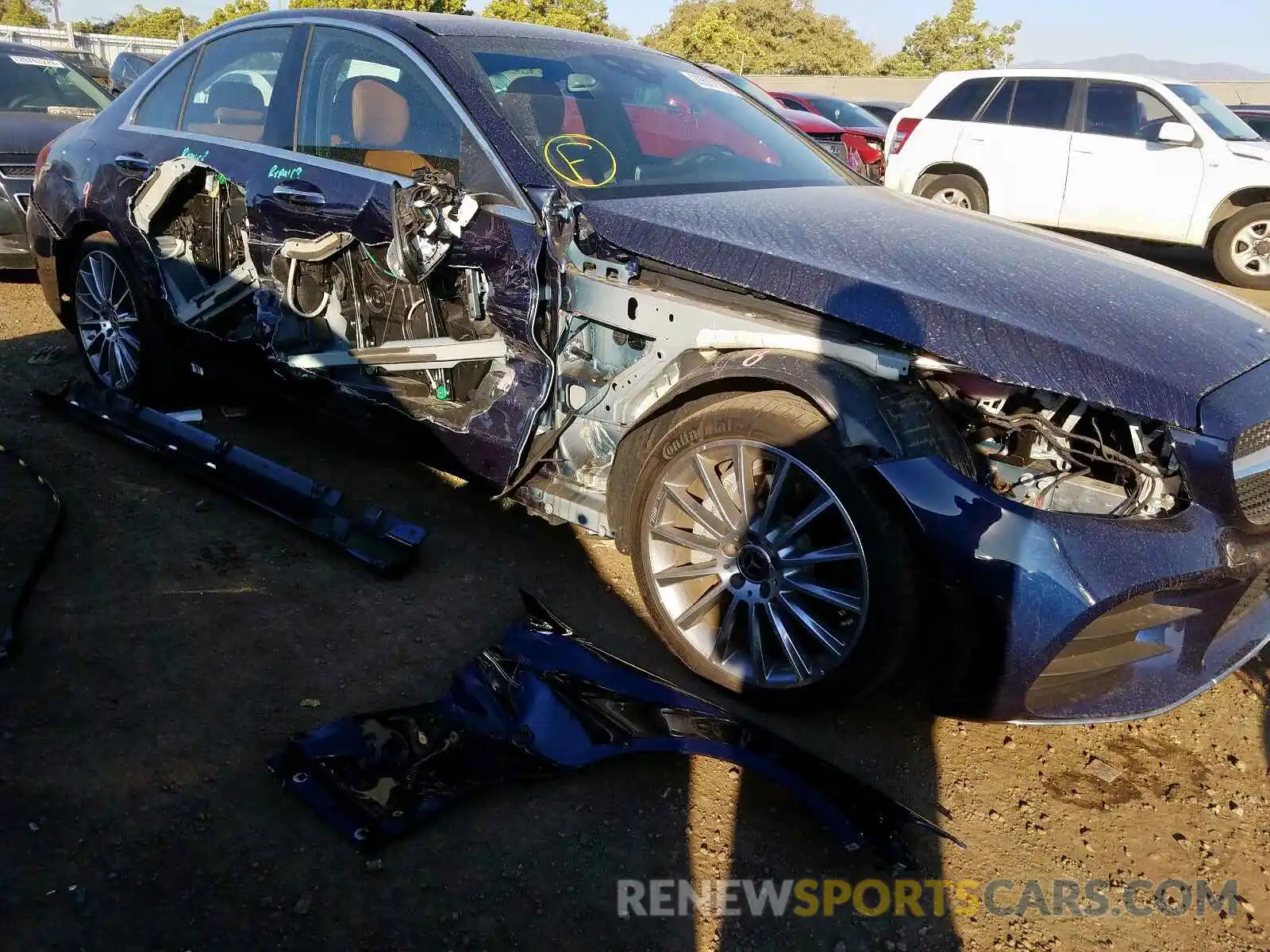 9 Photograph of a damaged car WDDWF8DB3KR459109 MERCEDES-BENZ C CLASS 2019