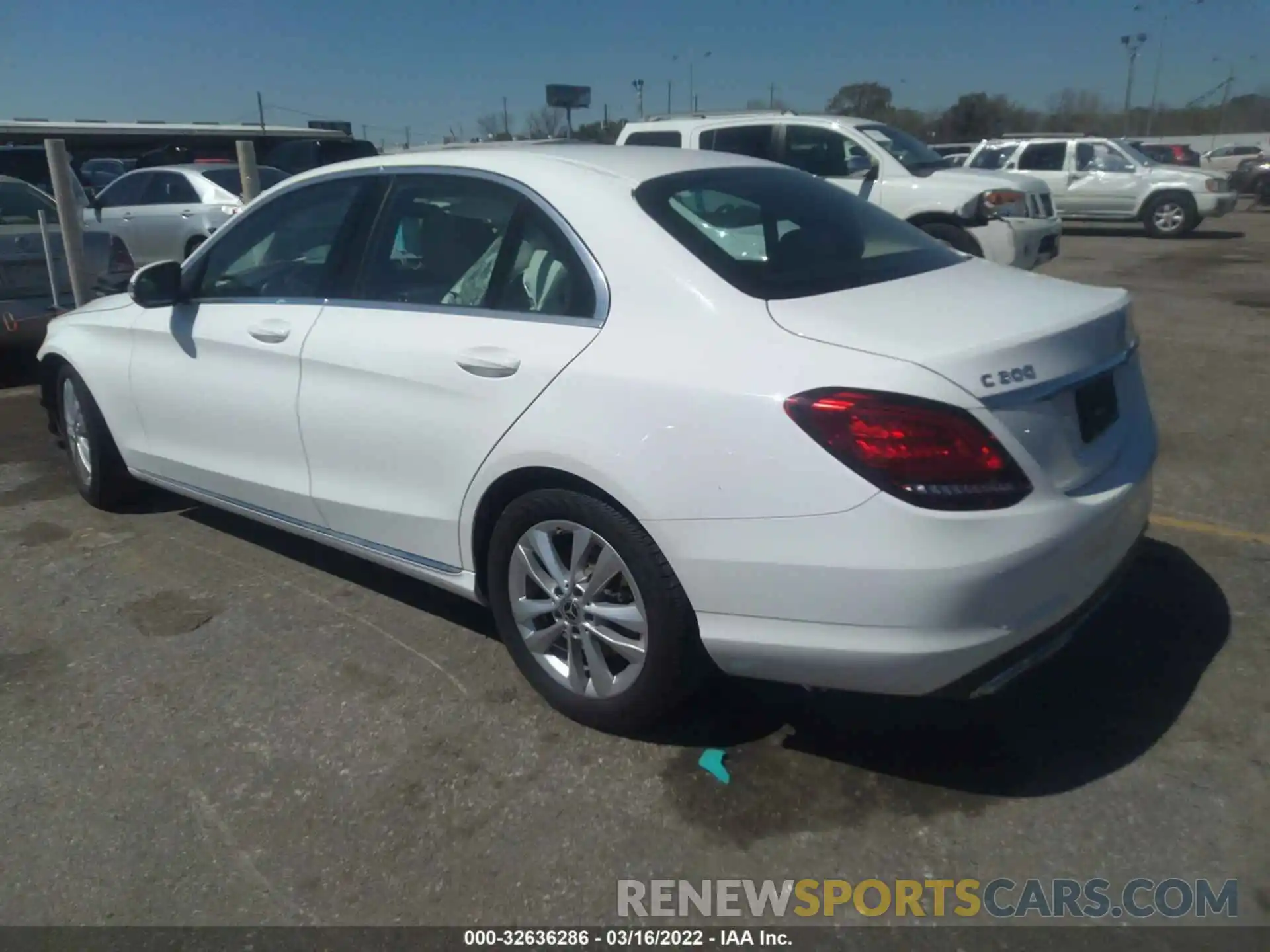 3 Photograph of a damaged car WDDWF8DB3KR518093 MERCEDES-BENZ C-CLASS 2019