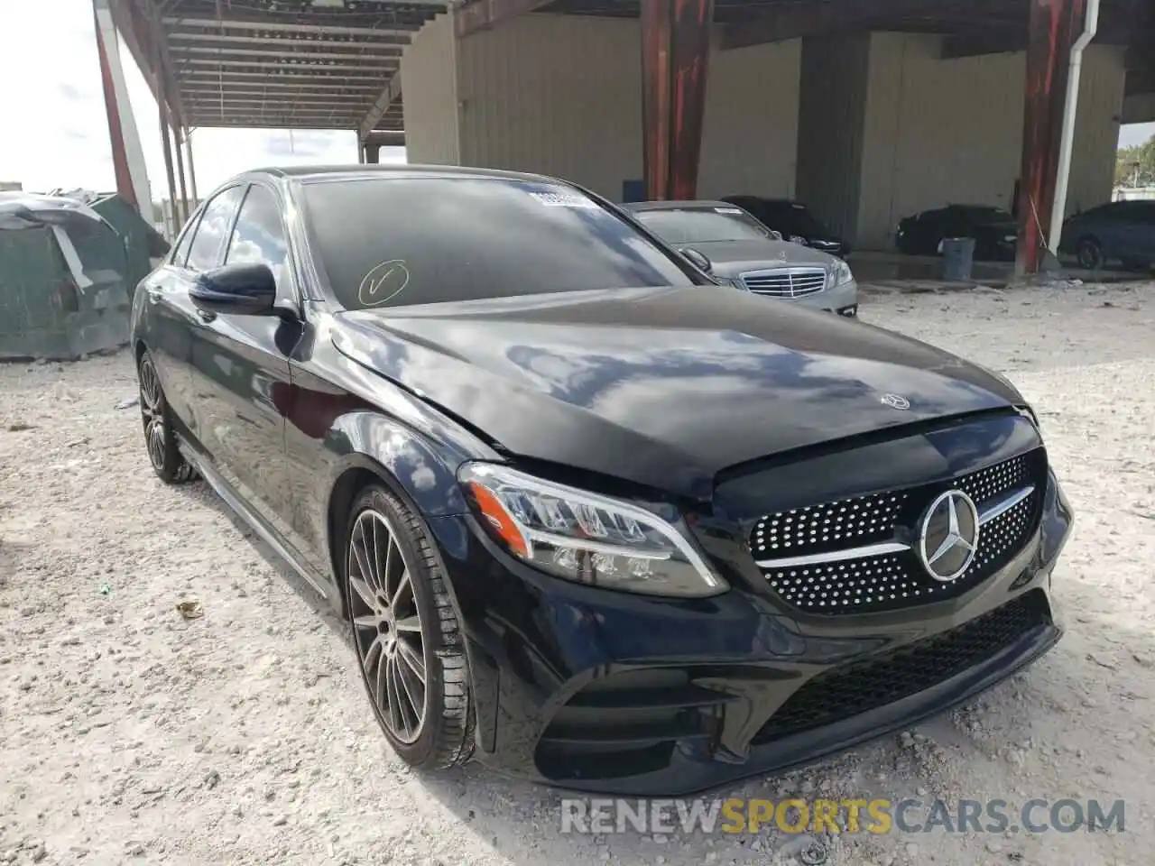 1 Photograph of a damaged car WDDWF8DB4KR483189 MERCEDES-BENZ C-CLASS 2019