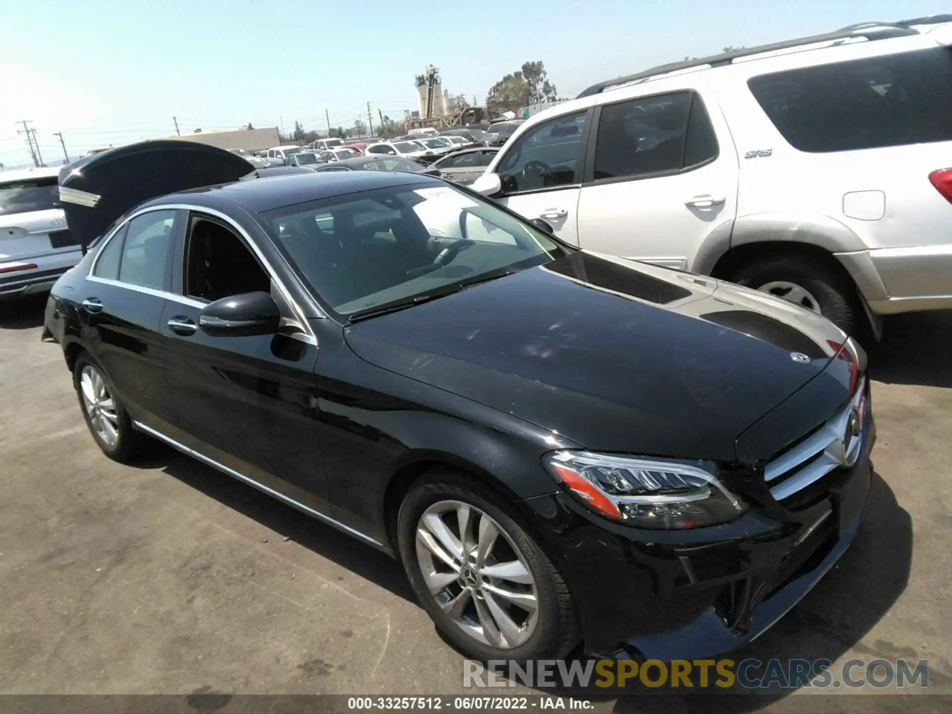 1 Photograph of a damaged car WDDWF8DB4KR506180 MERCEDES-BENZ C-CLASS 2019