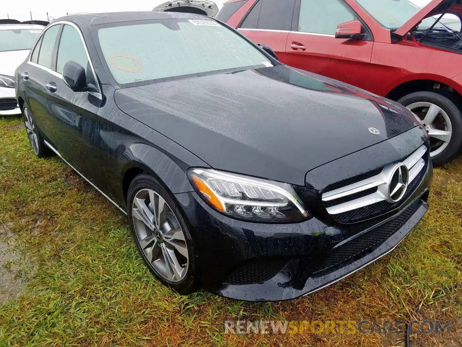 1 Photograph of a damaged car WDDWF8DB4KR516627 MERCEDES-BENZ C CLASS 2019