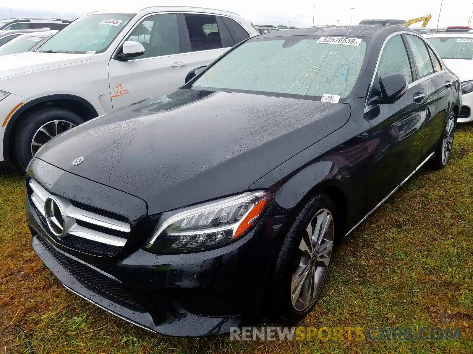 2 Photograph of a damaged car WDDWF8DB4KR516627 MERCEDES-BENZ C CLASS 2019