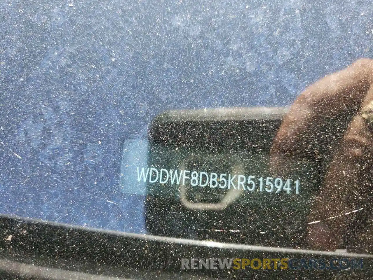 10 Фотография поврежденного автомобиля WDDWF8DB5KR515941 MERCEDES-BENZ C-CLASS 2019