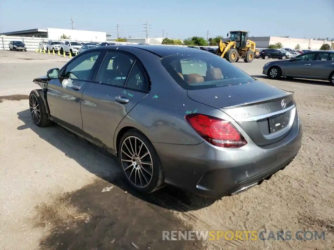 3 Photograph of a damaged car WDDWF8DB5KR515941 MERCEDES-BENZ C-CLASS 2019