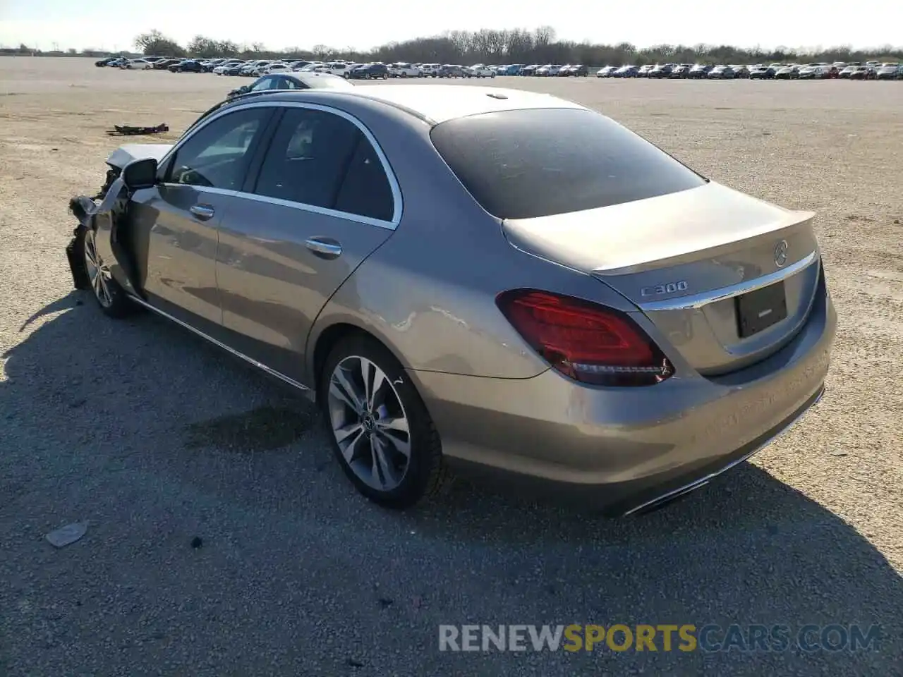 3 Photograph of a damaged car WDDWF8DB5KR519794 MERCEDES-BENZ C-CLASS 2019