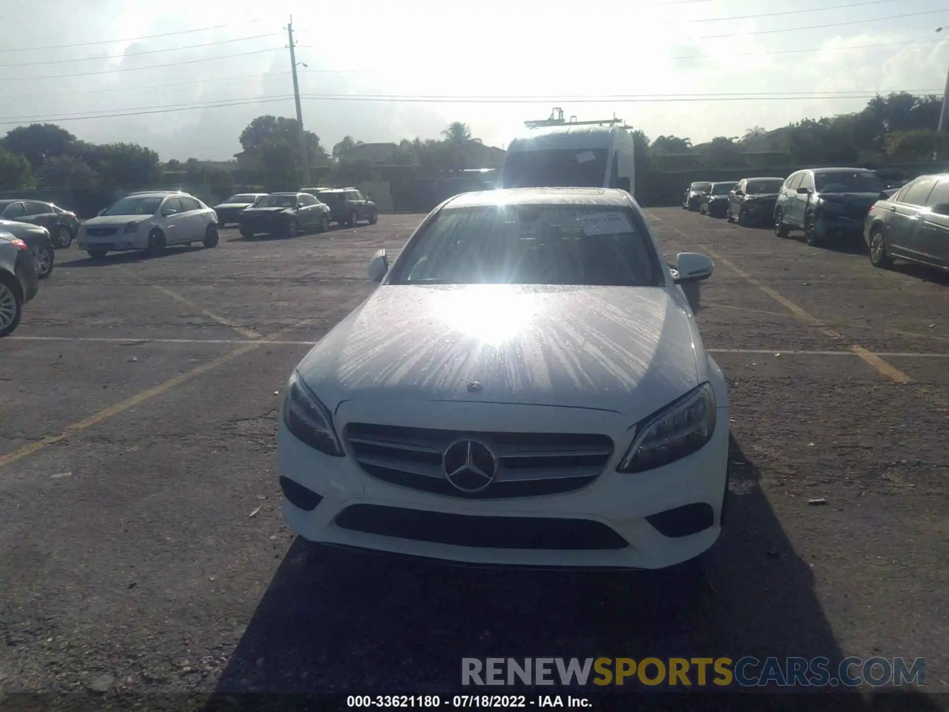 6 Photograph of a damaged car WDDWF8DB8KR516467 MERCEDES-BENZ C-CLASS 2019