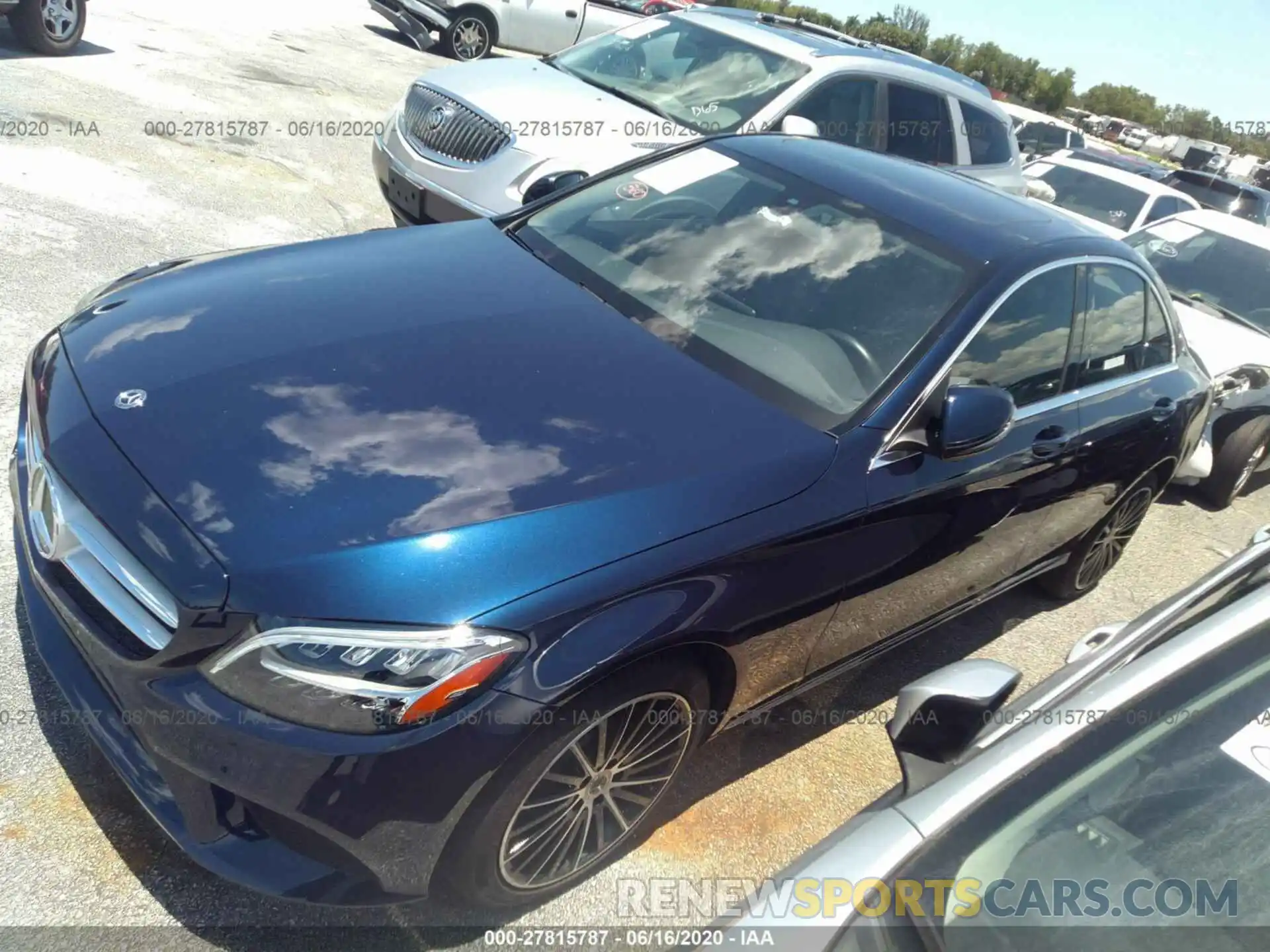 2 Photograph of a damaged car WDDWF8DB9KR461012 MERCEDES-BENZ C-CLASS 2019