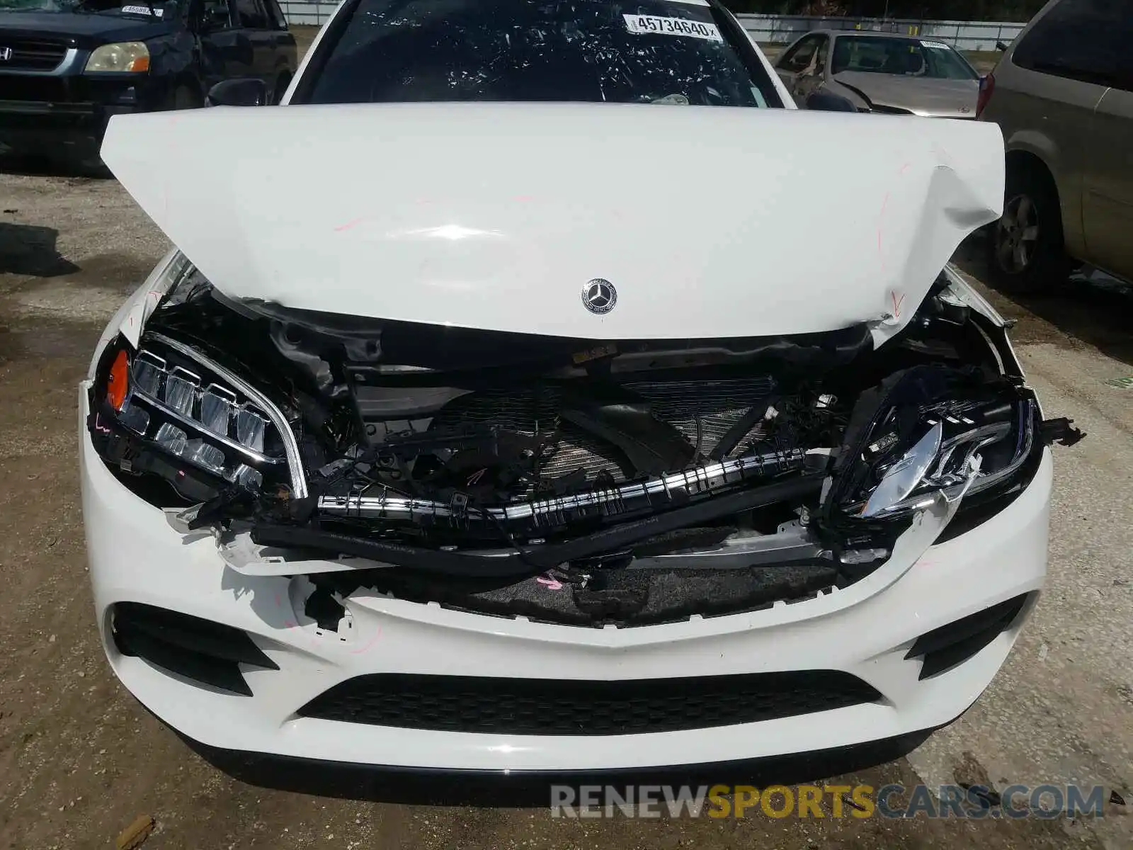 9 Photograph of a damaged car WDDWF8DBXKR482354 MERCEDES-BENZ C CLASS 2019