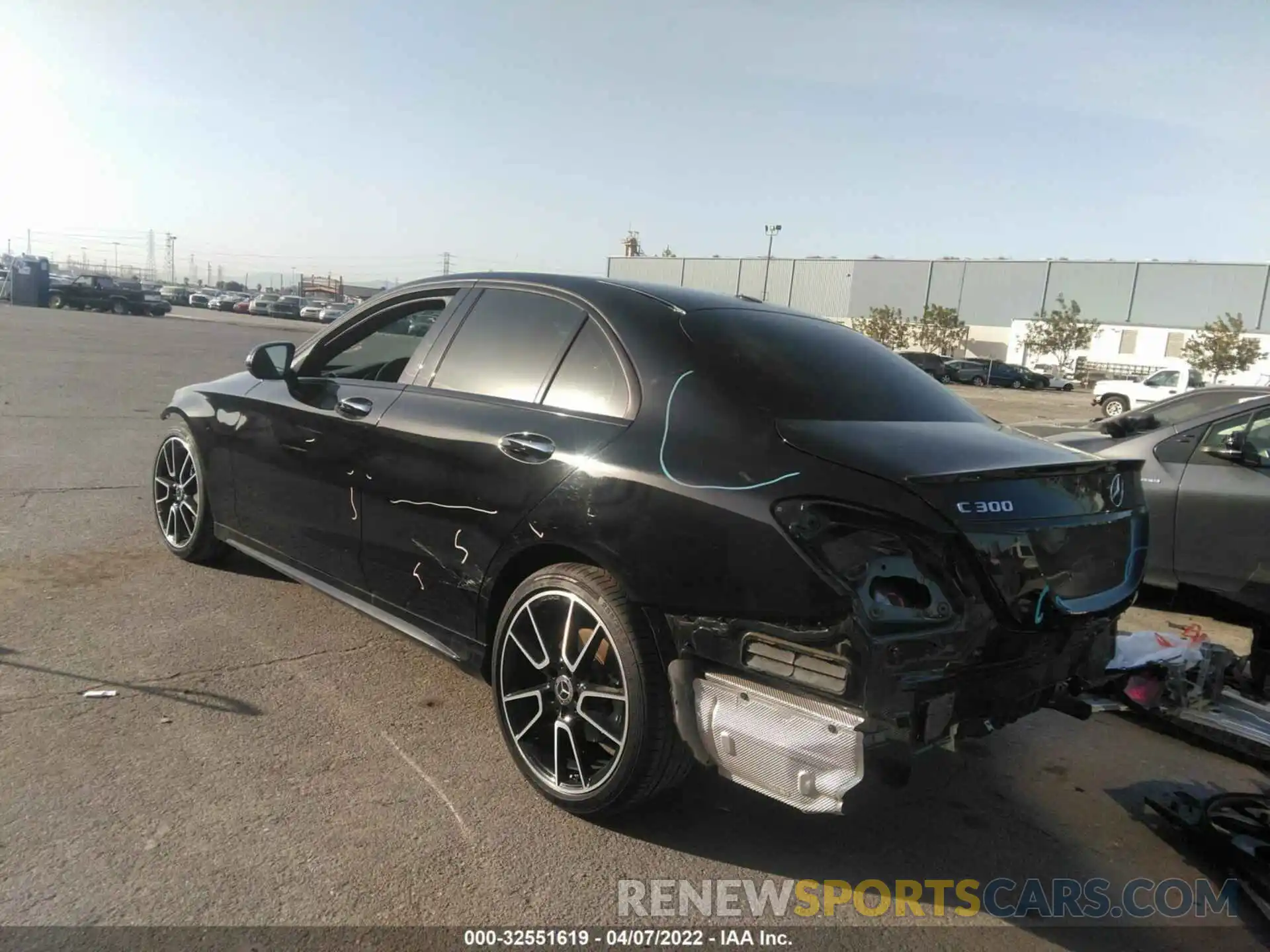 3 Photograph of a damaged car WDDWF8DBXKR510878 MERCEDES-BENZ C-CLASS 2019