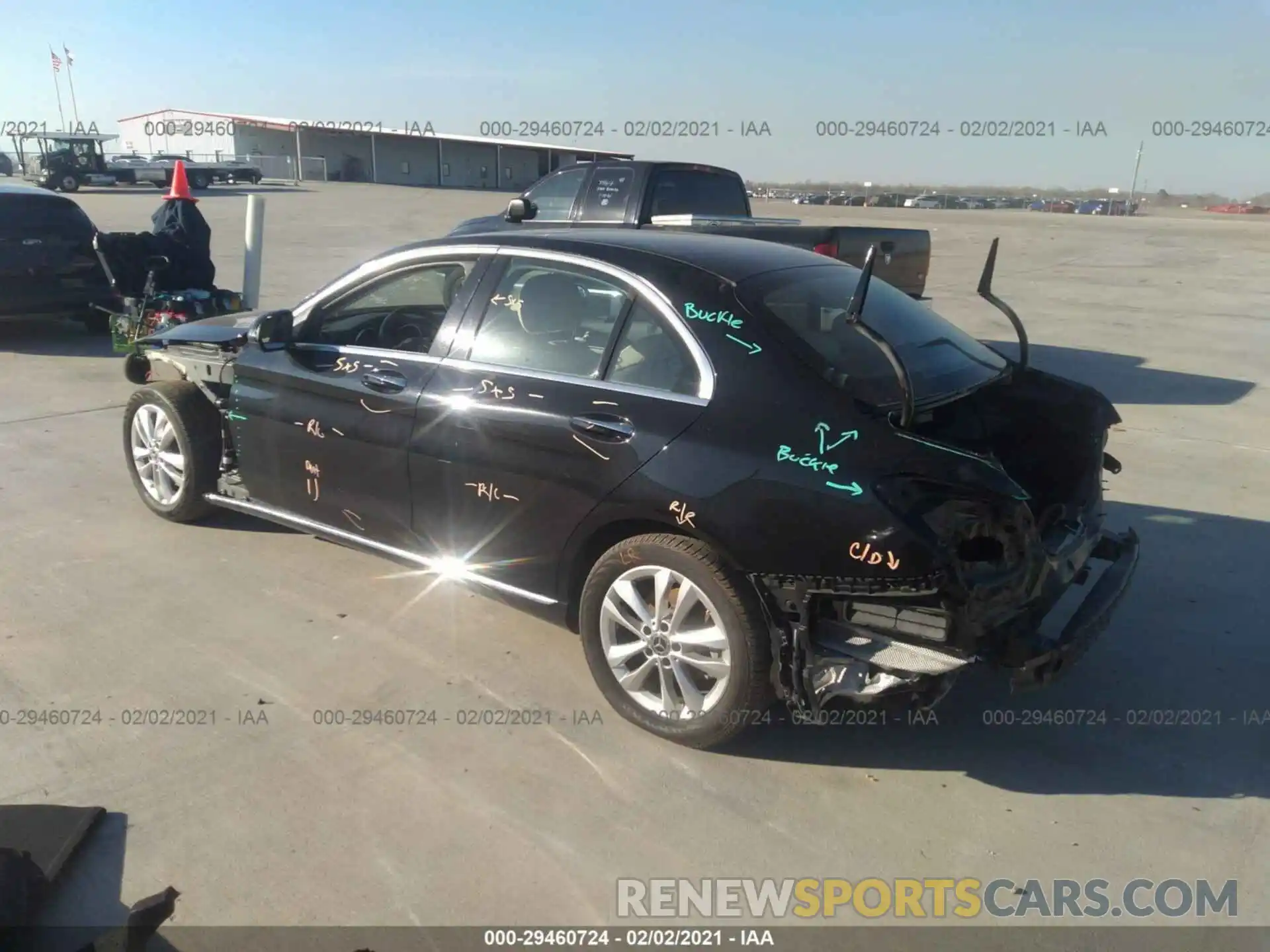 3 Photograph of a damaged car WDDWF8DBXKR514381 MERCEDES-BENZ C-CLASS 2019