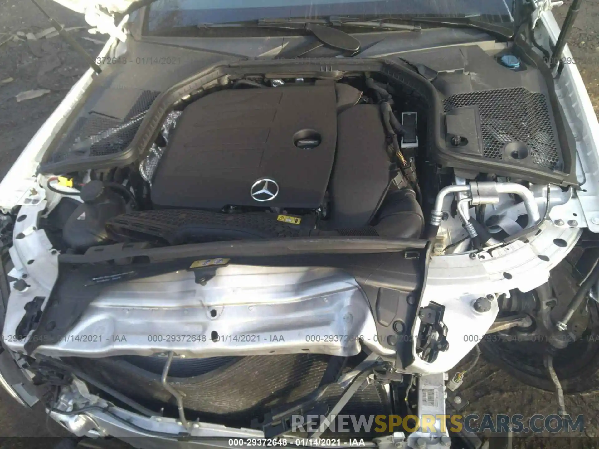 10 Photograph of a damaged car WDDWF8EB1KR482340 MERCEDES-BENZ C-CLASS 2019