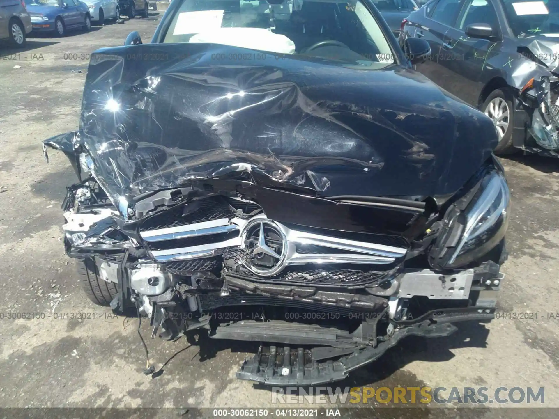 6 Photograph of a damaged car WDDWF8EB1KR512856 MERCEDES-BENZ C-CLASS 2019