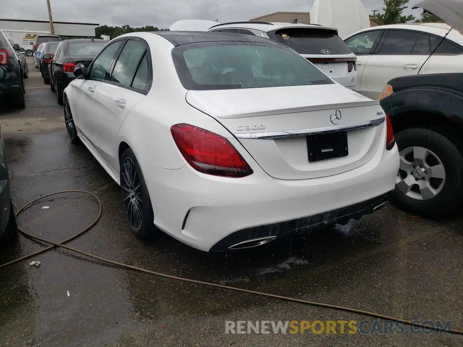 3 Photograph of a damaged car WDDWF8EB2KR514552 MERCEDES-BENZ C-CLASS 2019