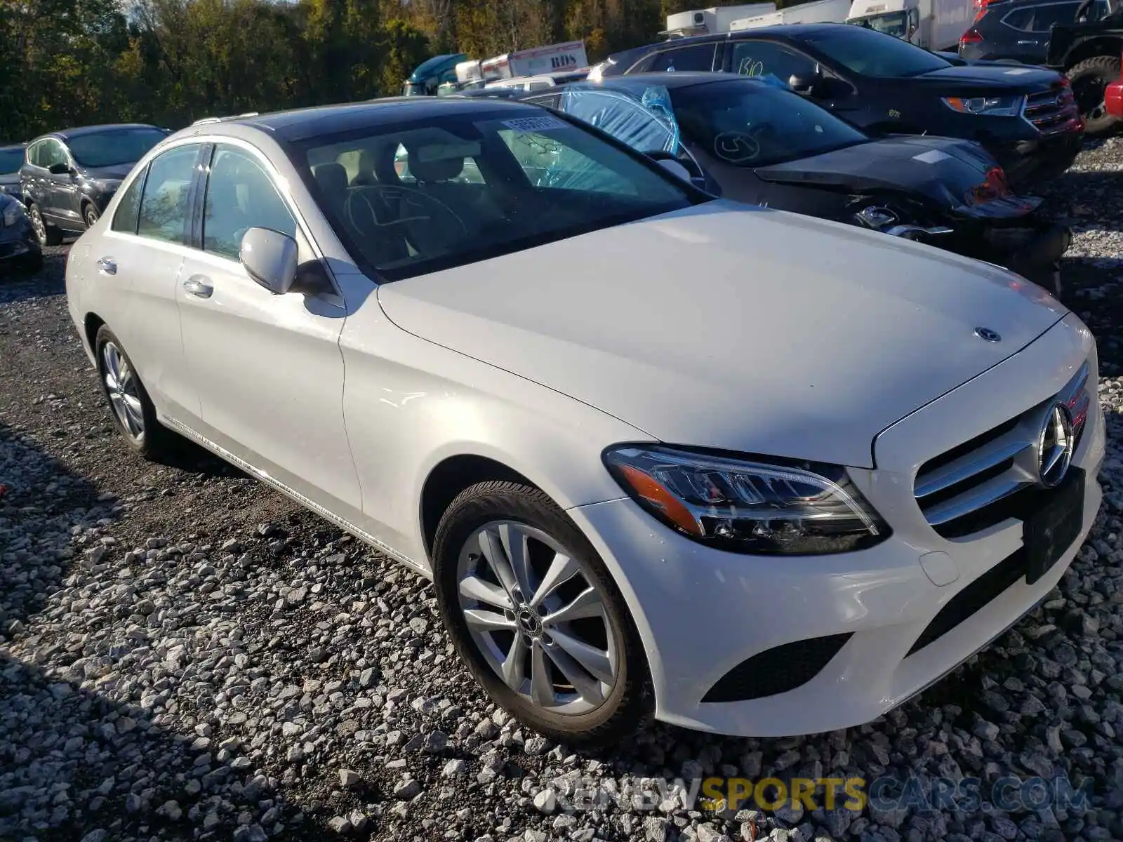 1 Photograph of a damaged car WDDWF8EB3KR481688 MERCEDES-BENZ C-CLASS 2019