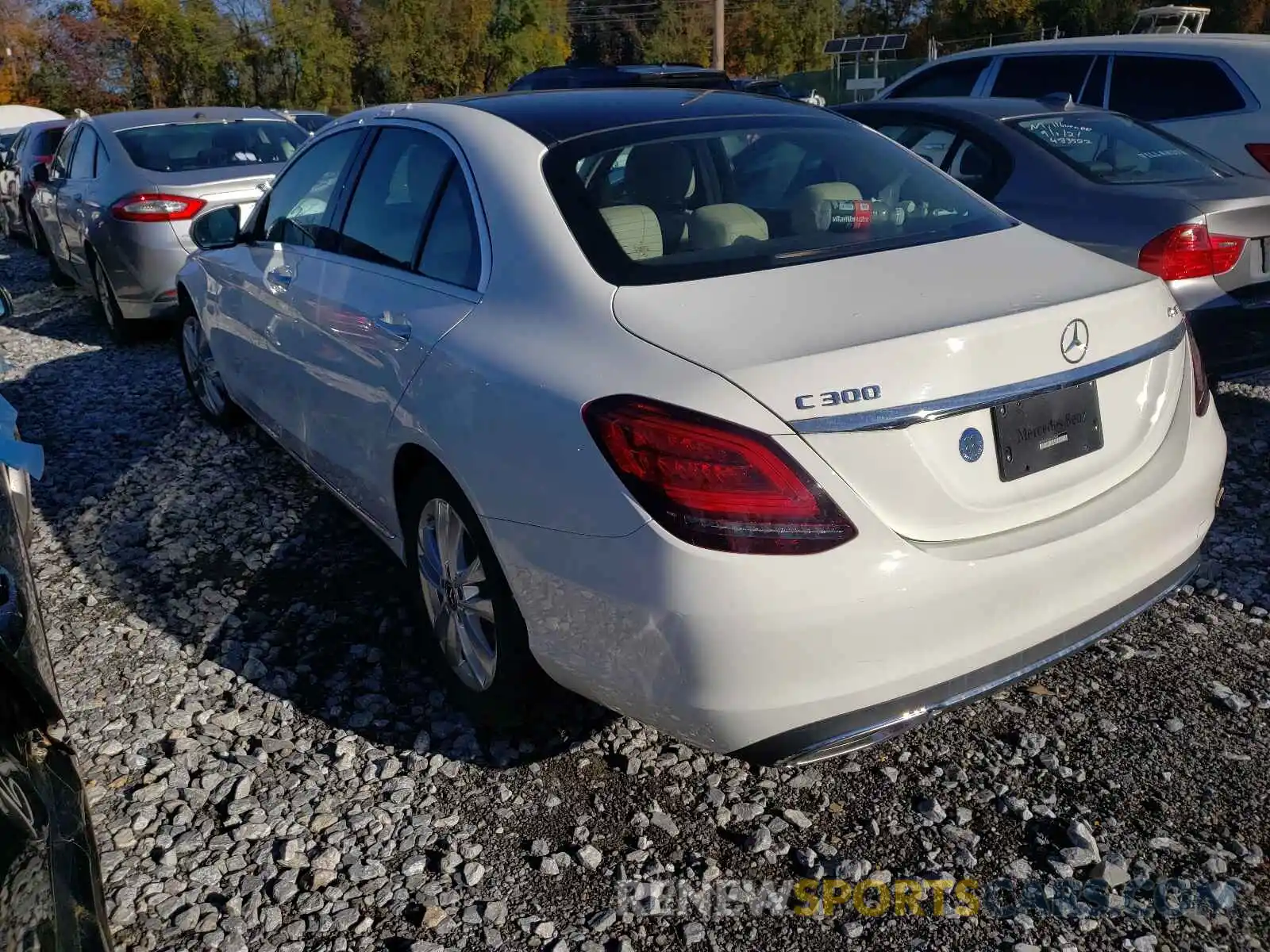 3 Photograph of a damaged car WDDWF8EB3KR481688 MERCEDES-BENZ C-CLASS 2019