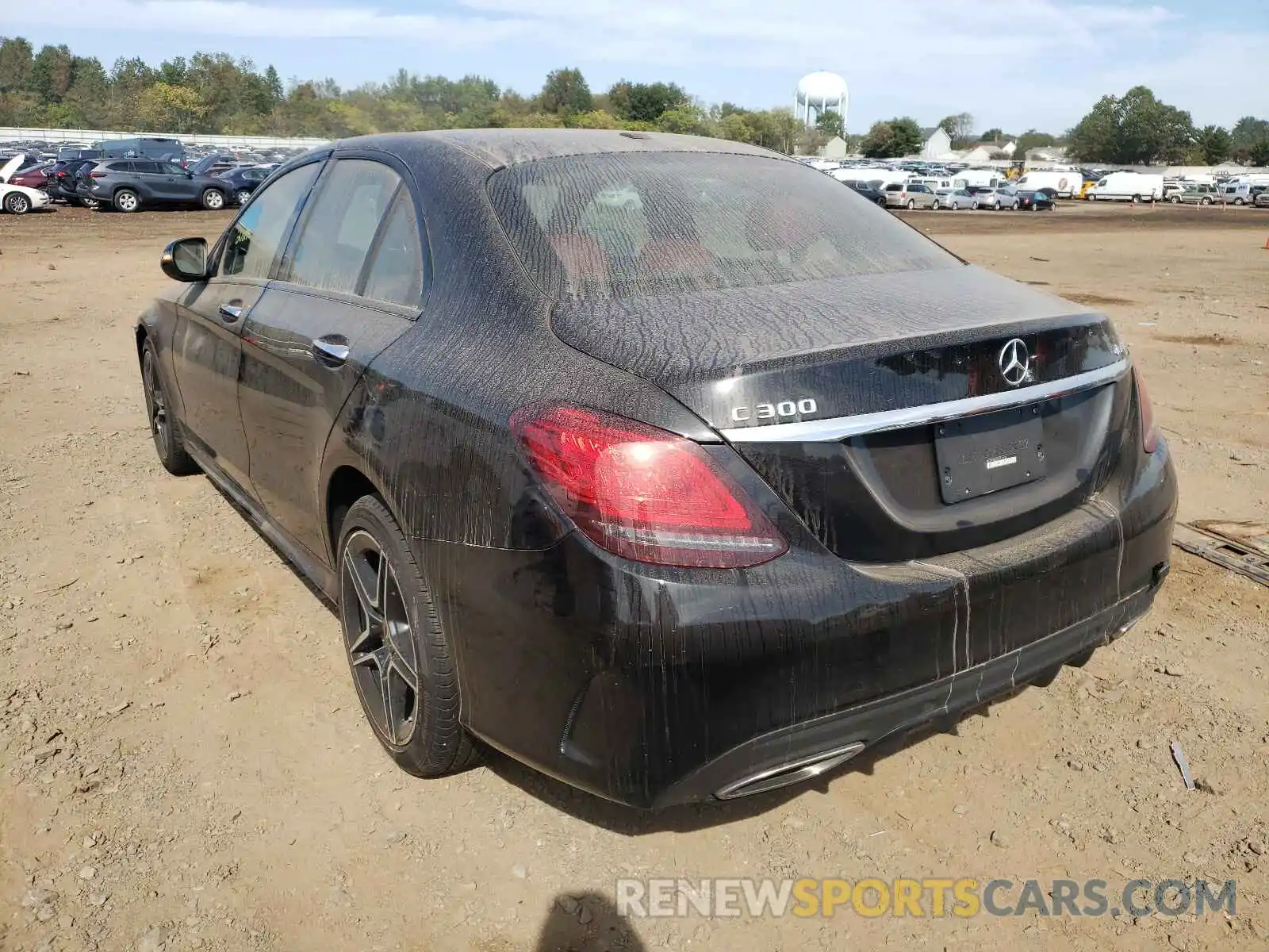 3 Photograph of a damaged car WDDWF8EB4KR519185 MERCEDES-BENZ C-CLASS 2019