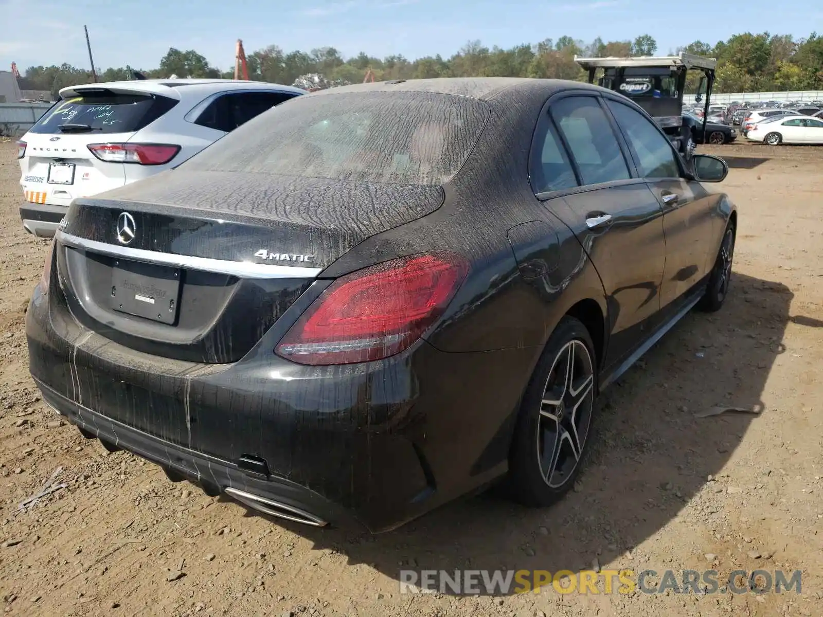 4 Photograph of a damaged car WDDWF8EB4KR519185 MERCEDES-BENZ C-CLASS 2019