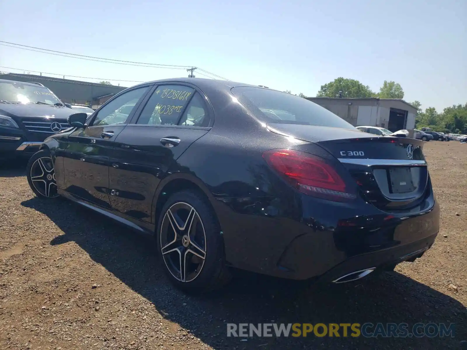 3 Photograph of a damaged car WDDWF8EB6KR513050 MERCEDES-BENZ C-CLASS 2019